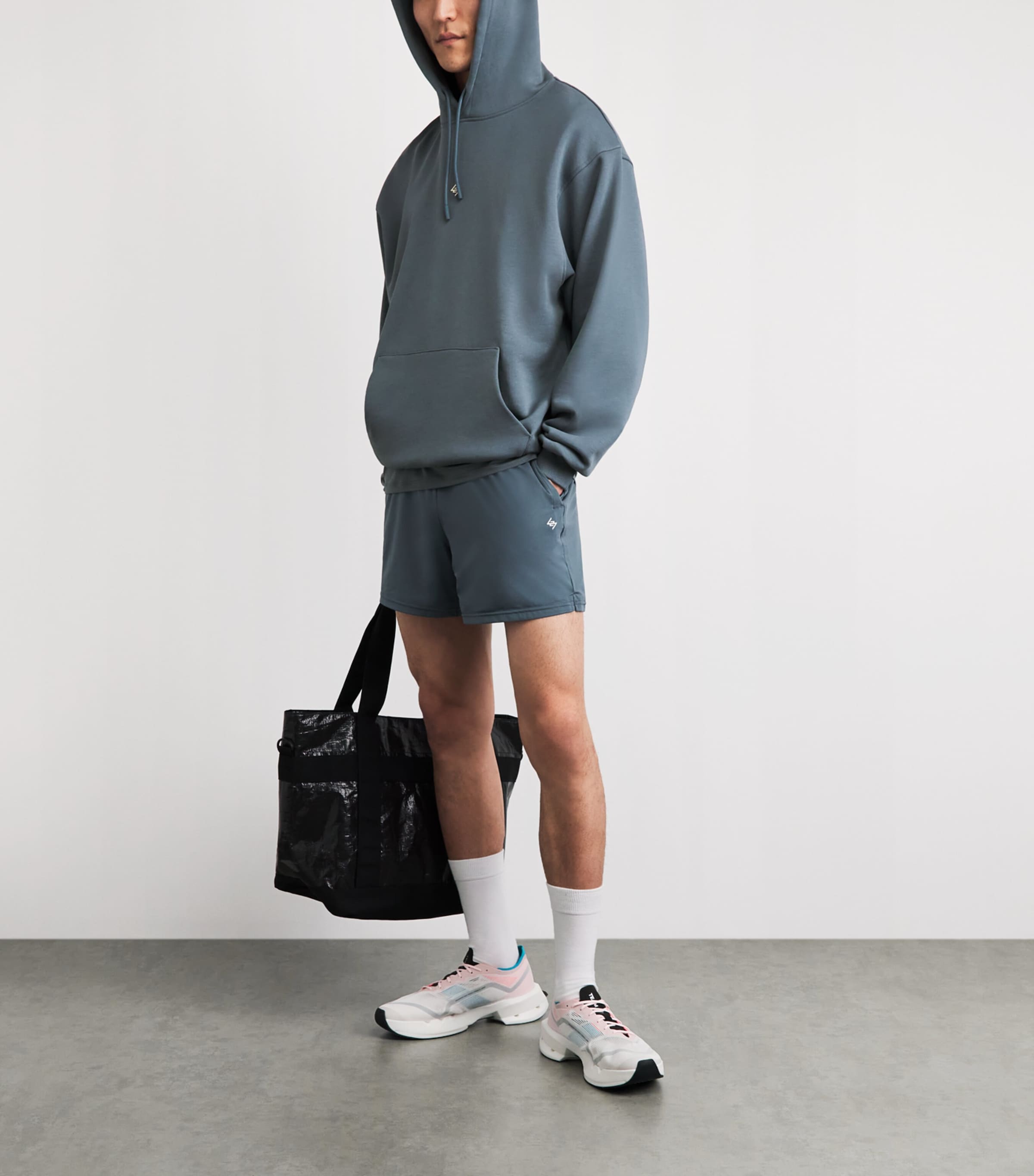 Represent 247 Mens Cotton 247 DNA Hoodie Dusky Navy Image 2