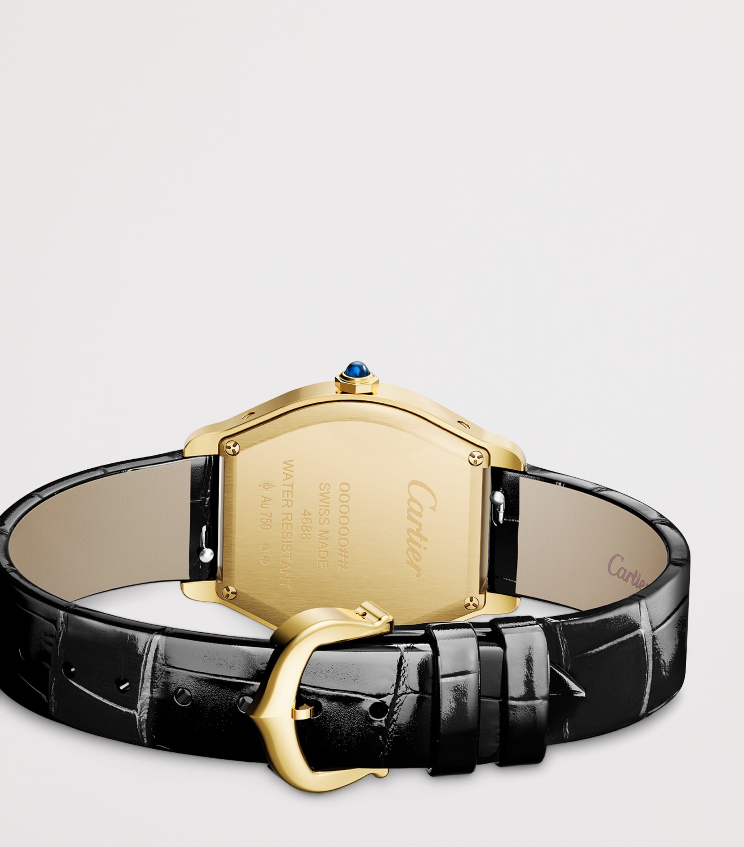 Cartier Yellow Gold and Diamond Tortue Watch 20.9mm Yellow Gold Image 4