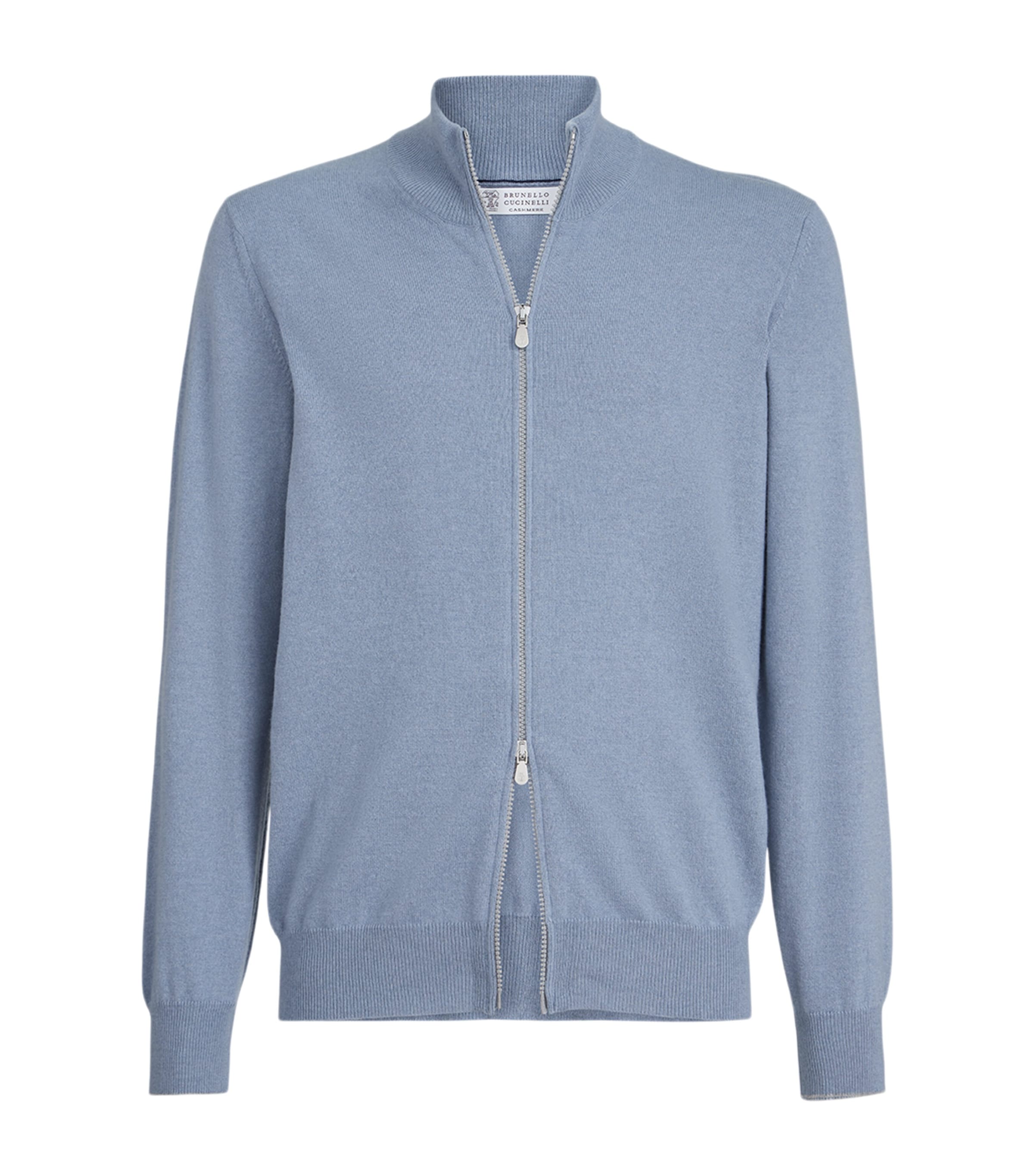 Cashmere Zip-Up Cardigan CMM56 Image 1