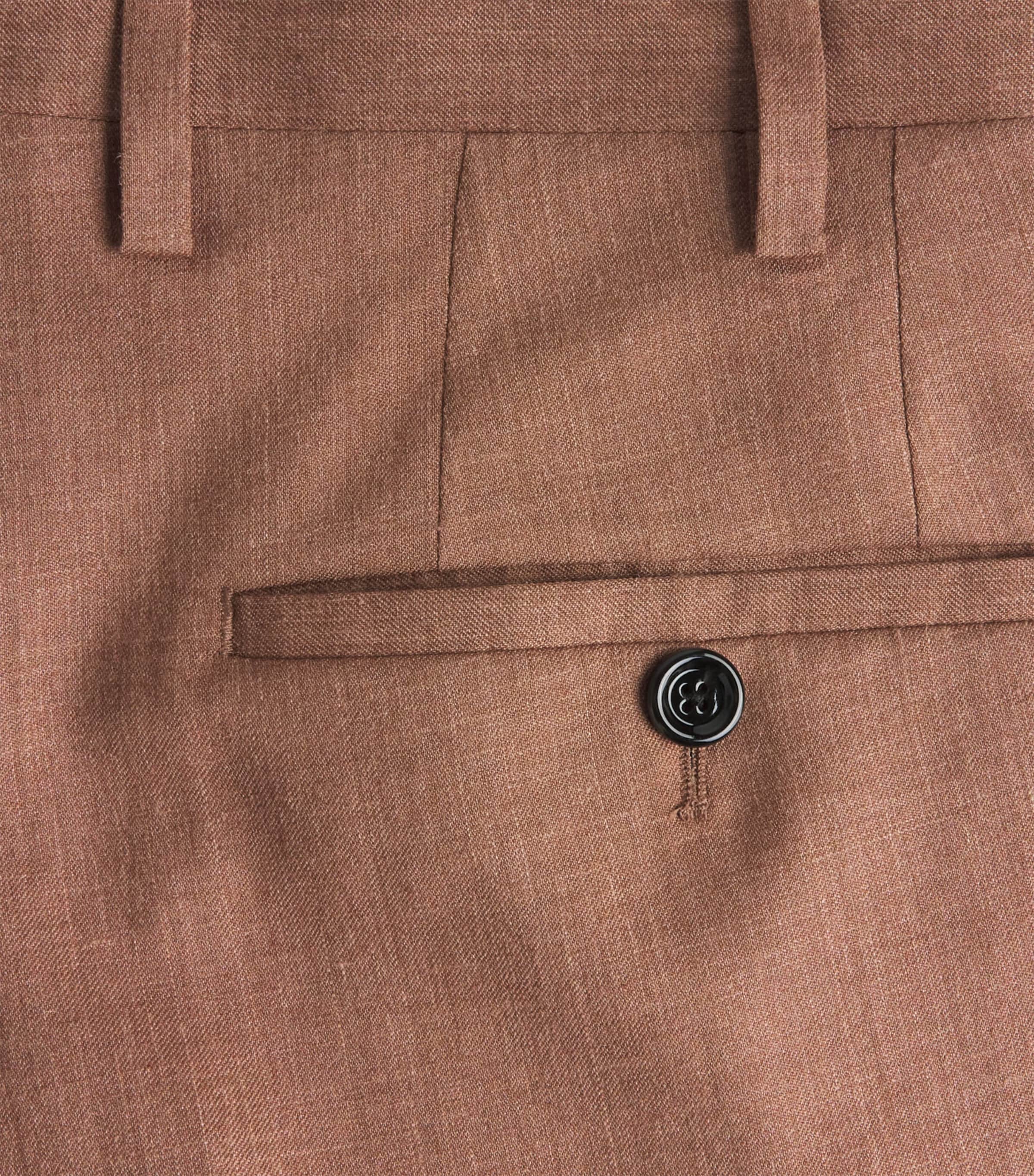 Cotton-Blend Paris Trousers 430 BROWN Image 5