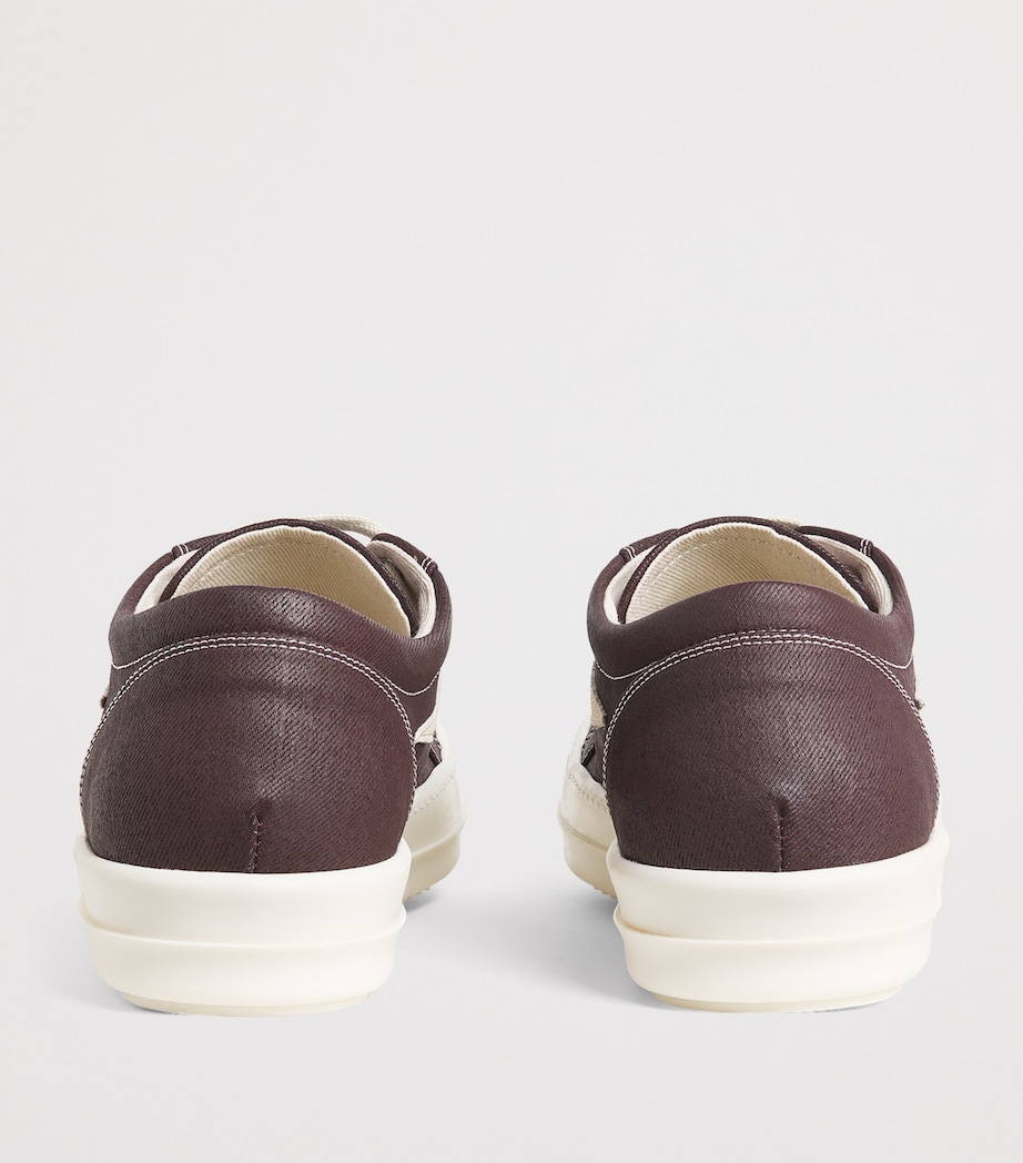 DRKSHDW Waxed Canvas Vintage Low-Top Sneakers WAX/MILK/MILK/ 43X11 Image 4