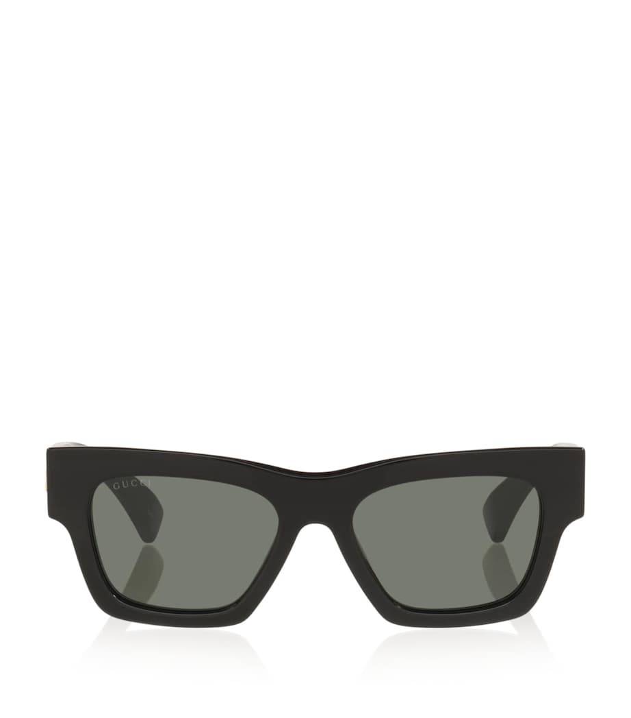 Gucci Rectangular Sunglasses Black Image 1
