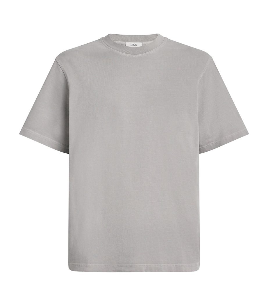 AGOLDE Mens Cotton Asha T-Shirt Patagonia Sage Green Image 1