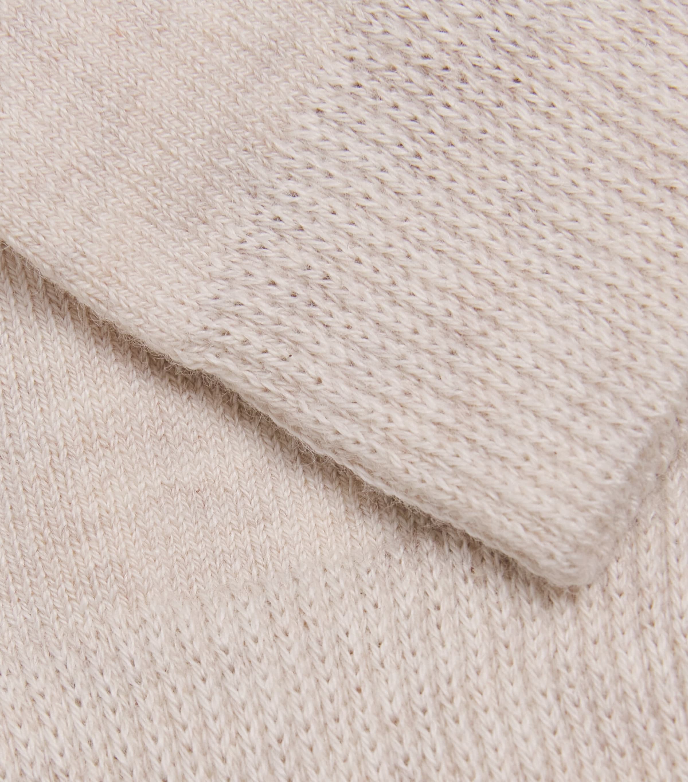 Cotton-Blend Family Socks 4541 LINEN MEL Image 2