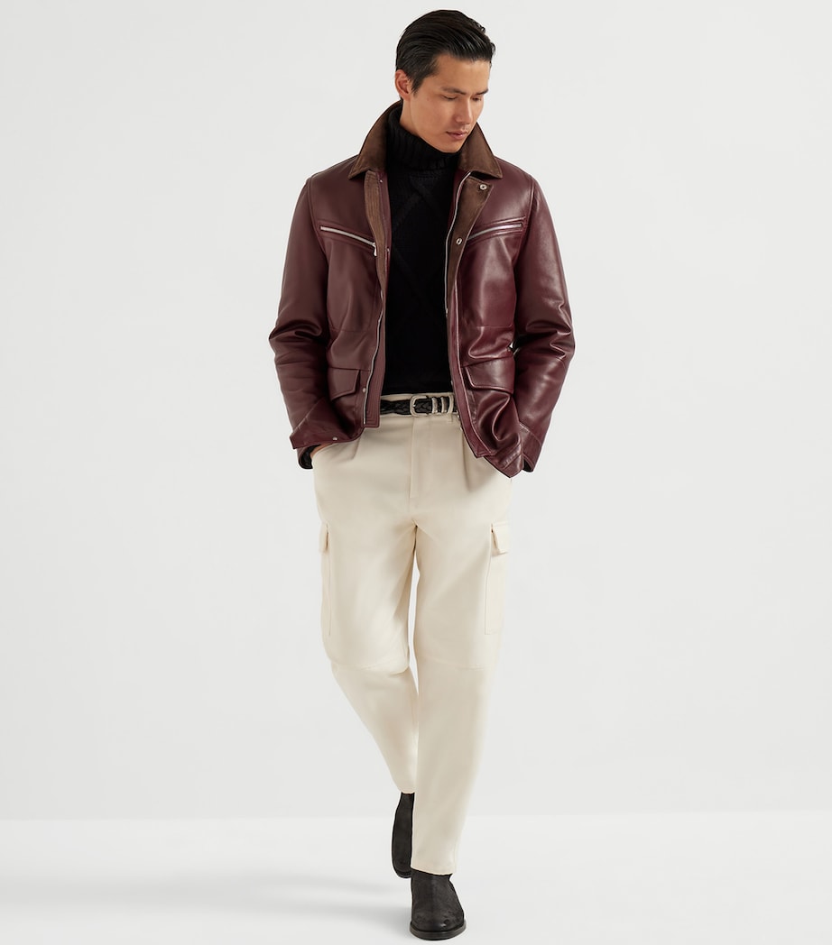 Cotton-Wool Leisure Fit Cargo Trousers C7510 Image 4