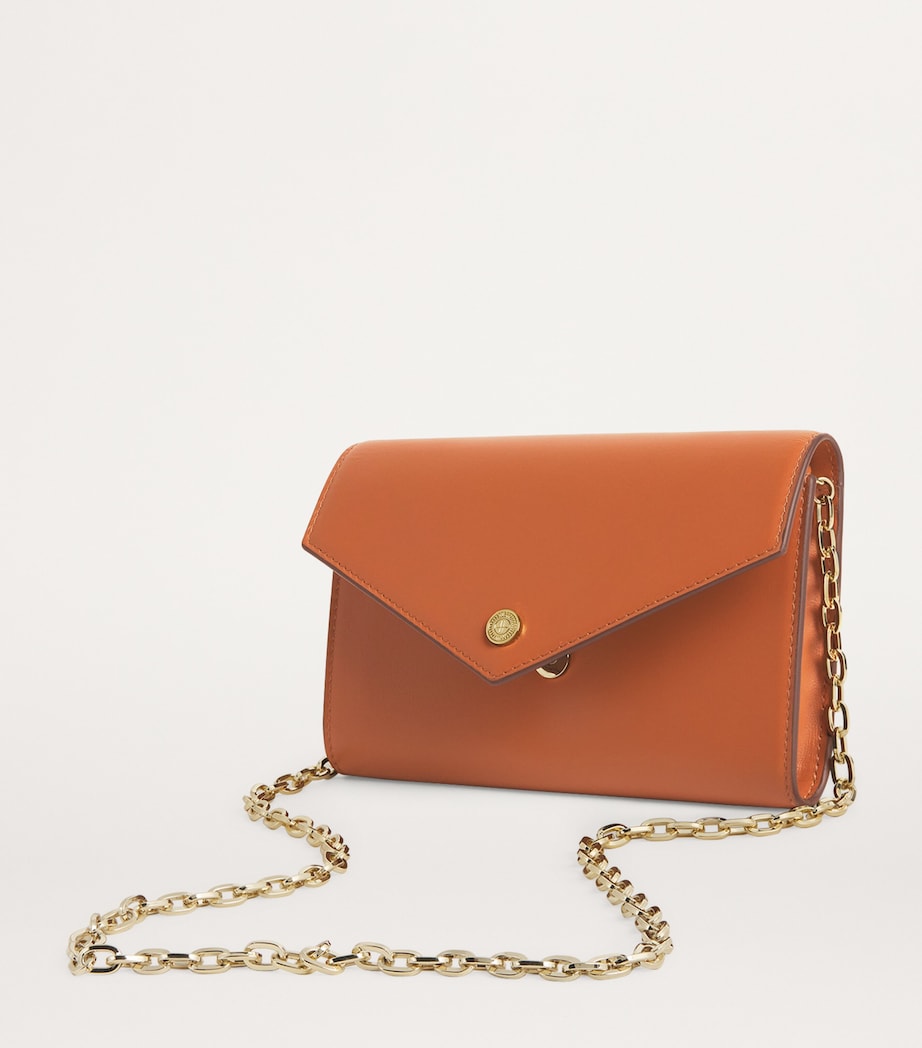 Leather Chain Wallet TAN Image 6