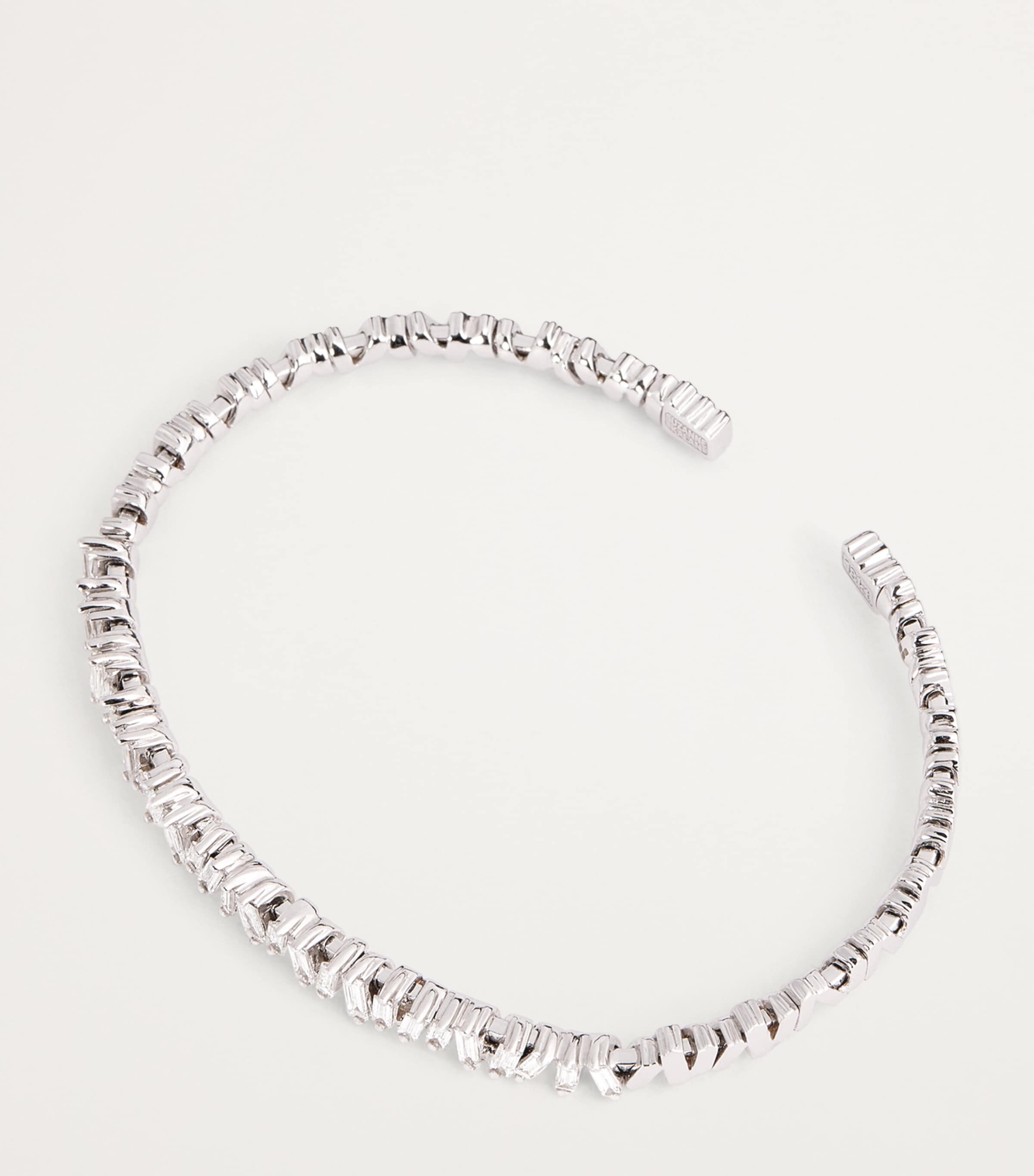 White Gold and Diamond Classic Bangle 18K WG/WD Image 4