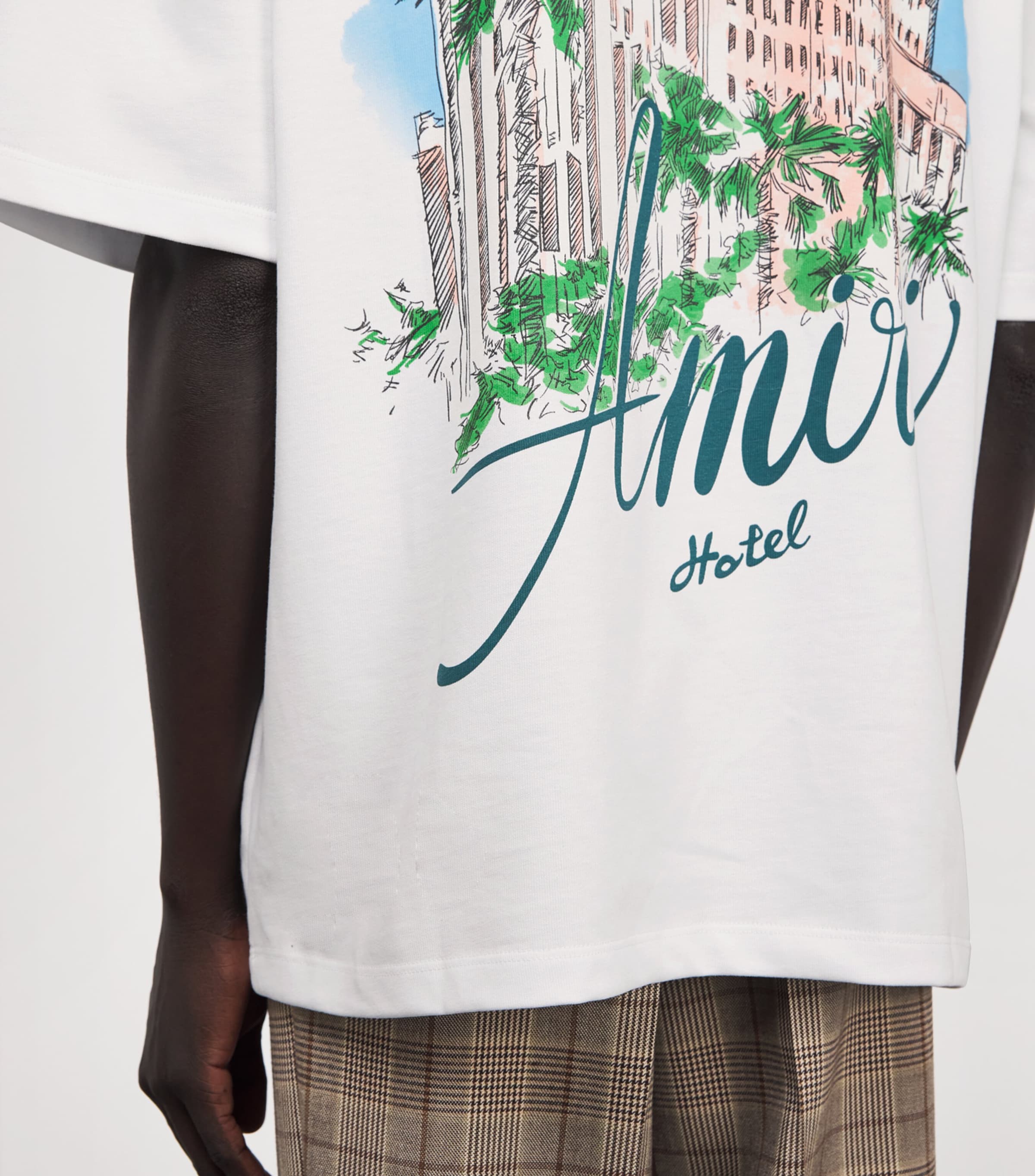 AMIRI White Cotton Hotel Amiri T-Shirt | Harrods UK