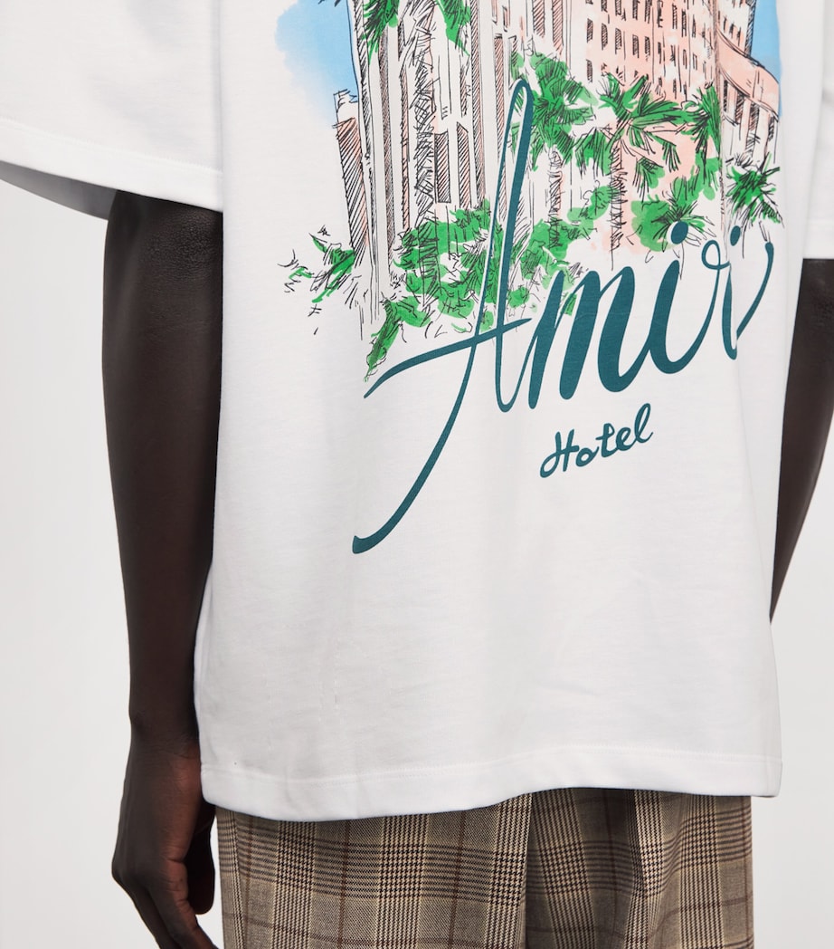 Cotton Hotel Amiri T-Shirt WHITE Image 6