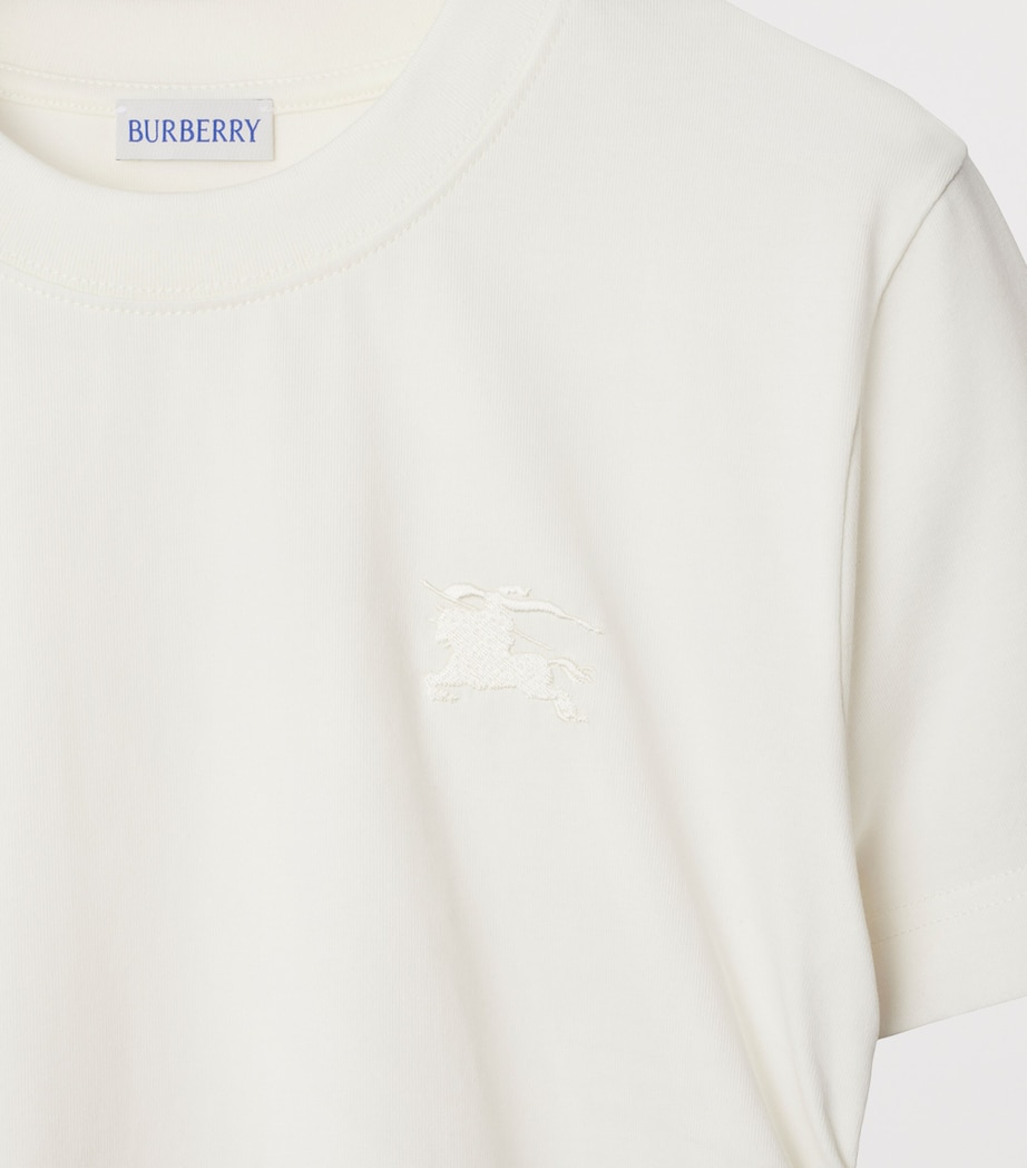 Cotton Gathered EKD T-Shirt CHALK Image 6