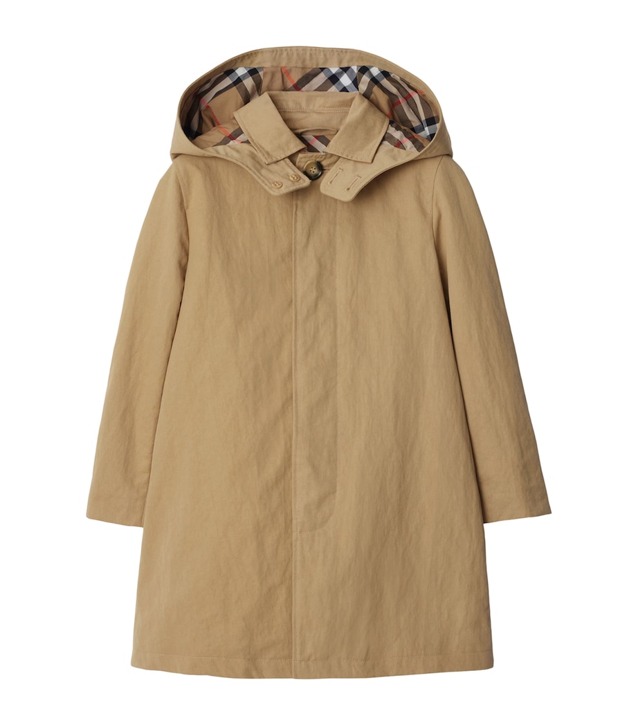 Hooded Car Coat (3-12 Years) SAND Image 1