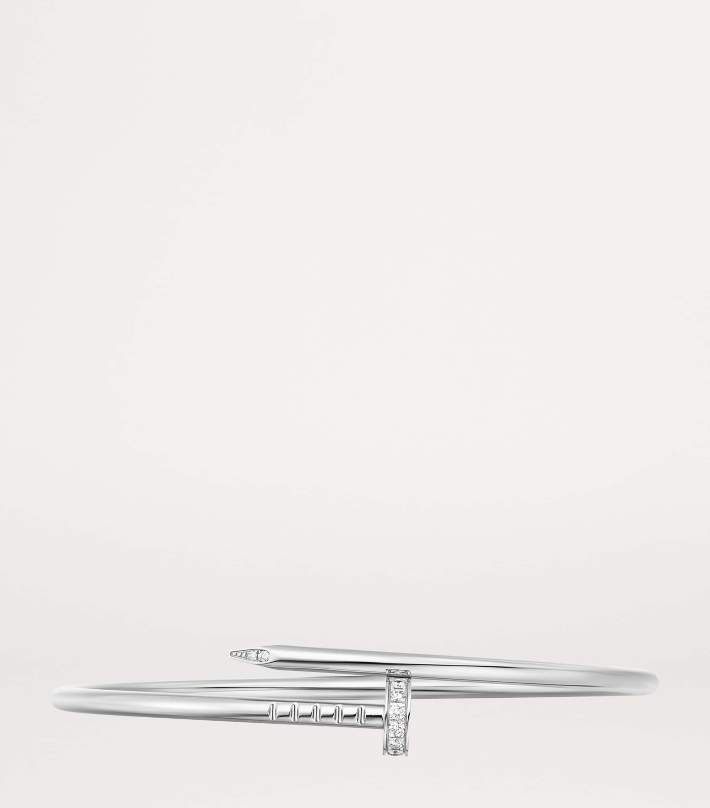 White Gold and Diamond Juste Un Clou Bracelet WHITE GOLD Image 4