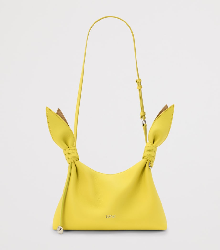 LOEWE Mini Leather Scarf Shoulder Bag Lemon Image 8