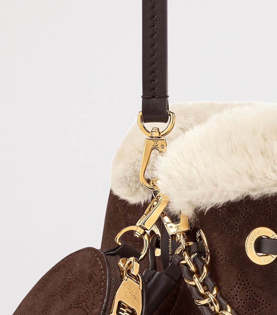 Leather Bella Bucket Bag CHOCOLATE BROWN Image 5