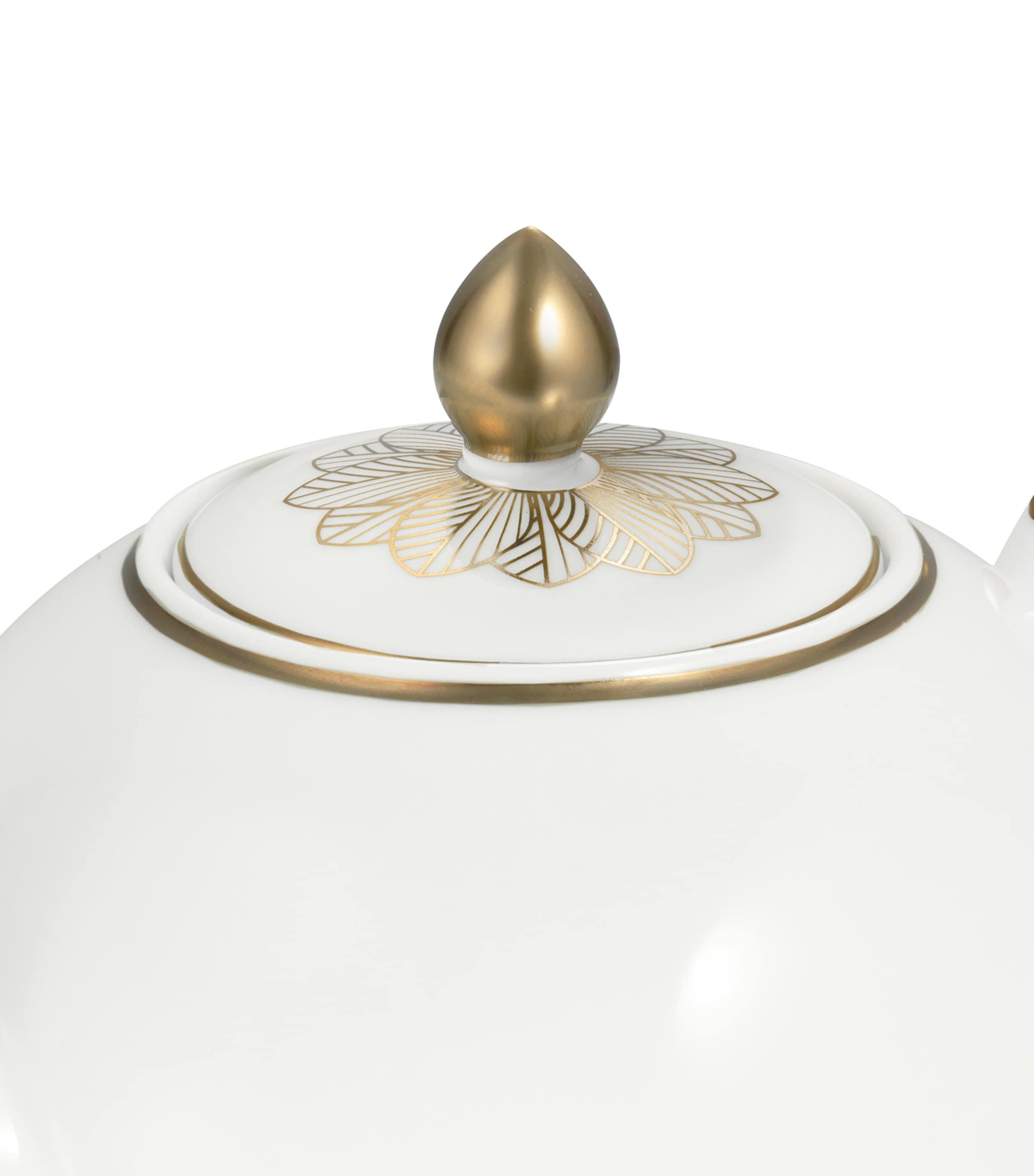 Porcelain Malmaison Teapot (1.5L) WHITE Image 3