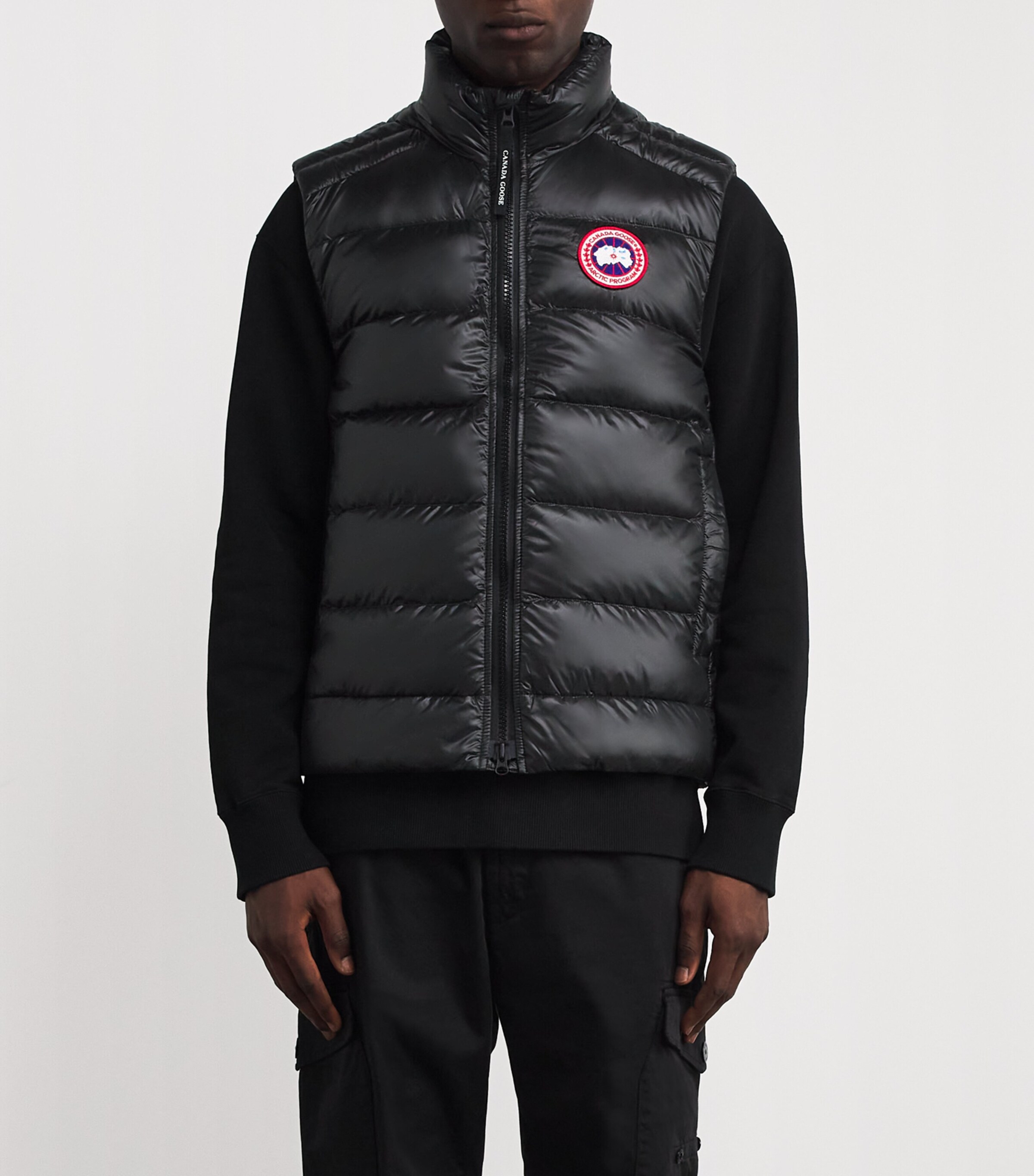 Canada Goose Mens Down Quilted Packaway Crofton Gilet Black Image 9