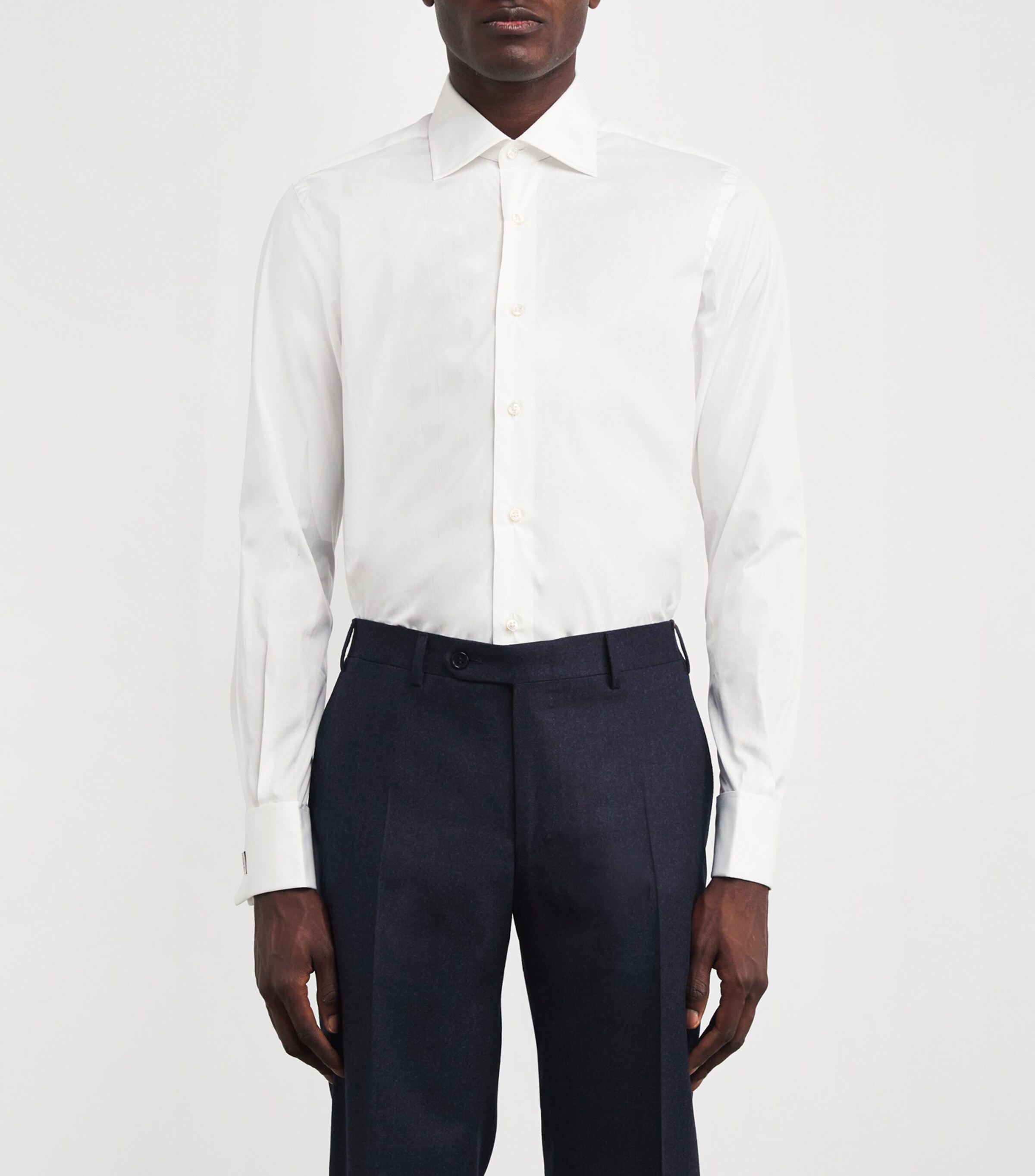 Egyptian Cotton Slim-Fit Shirt WHITE Image 9