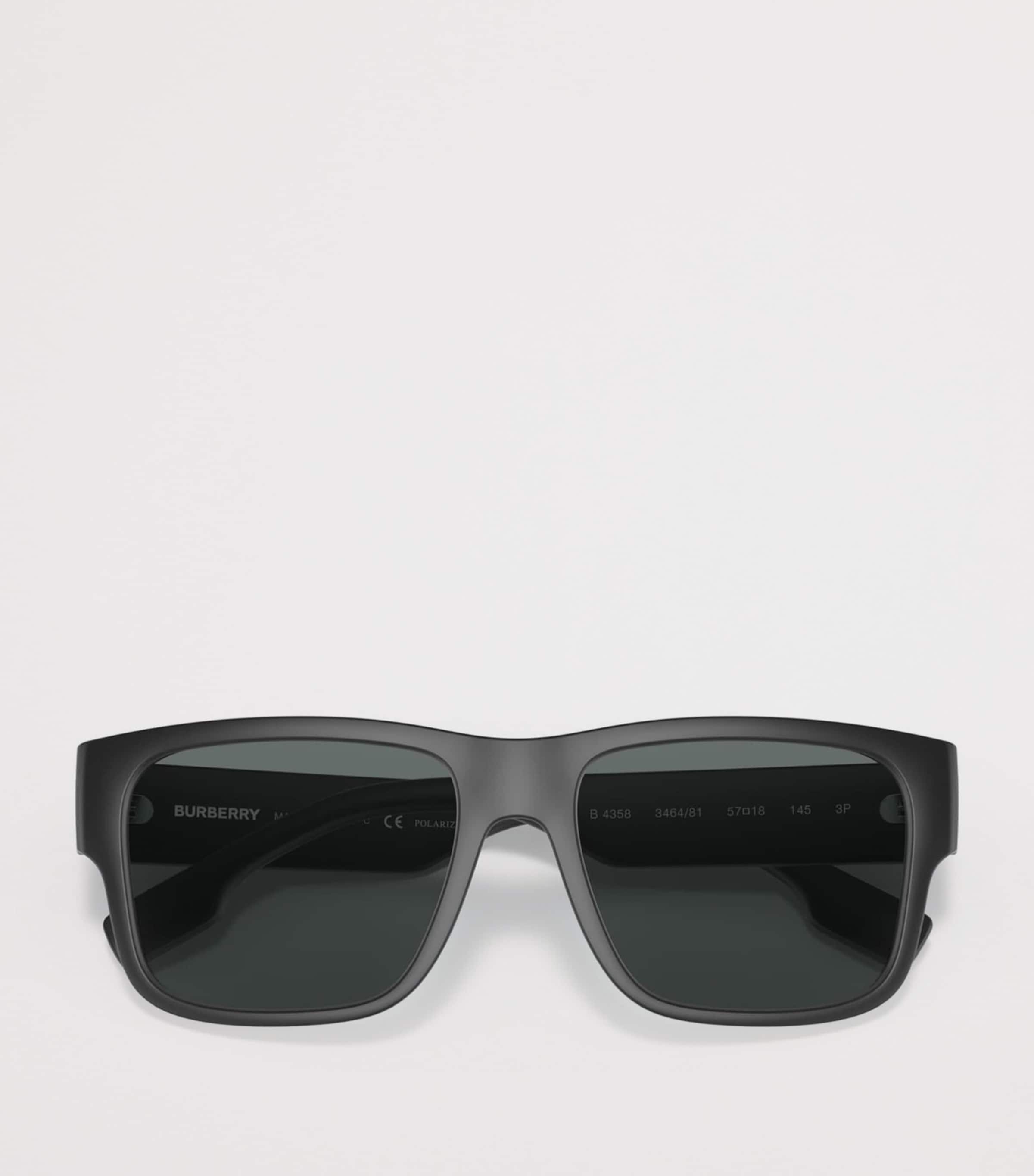 Burberry Knight Square Sunglasses Black Image 5
