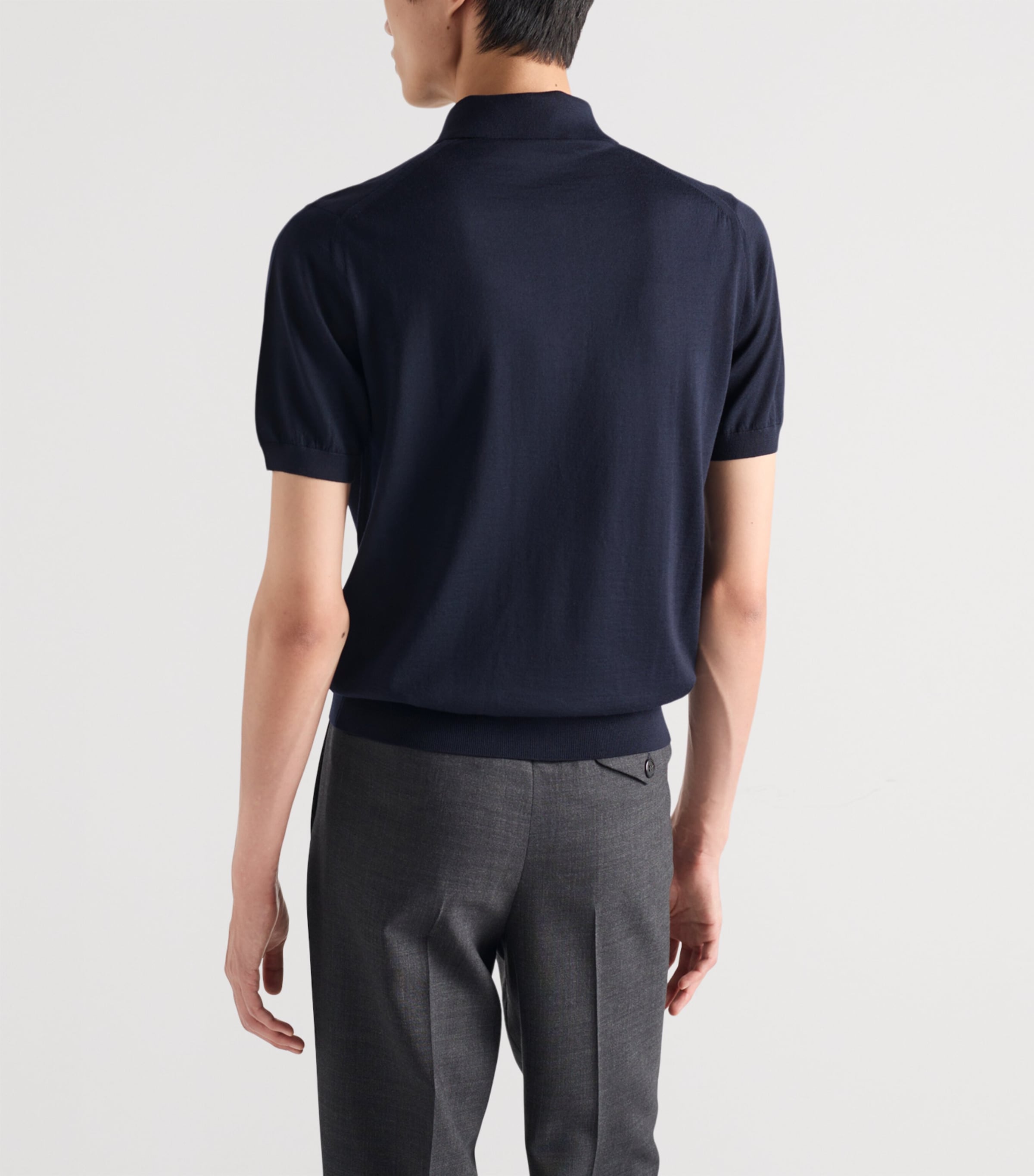 Wool Polo Shirt F0008 Image 5