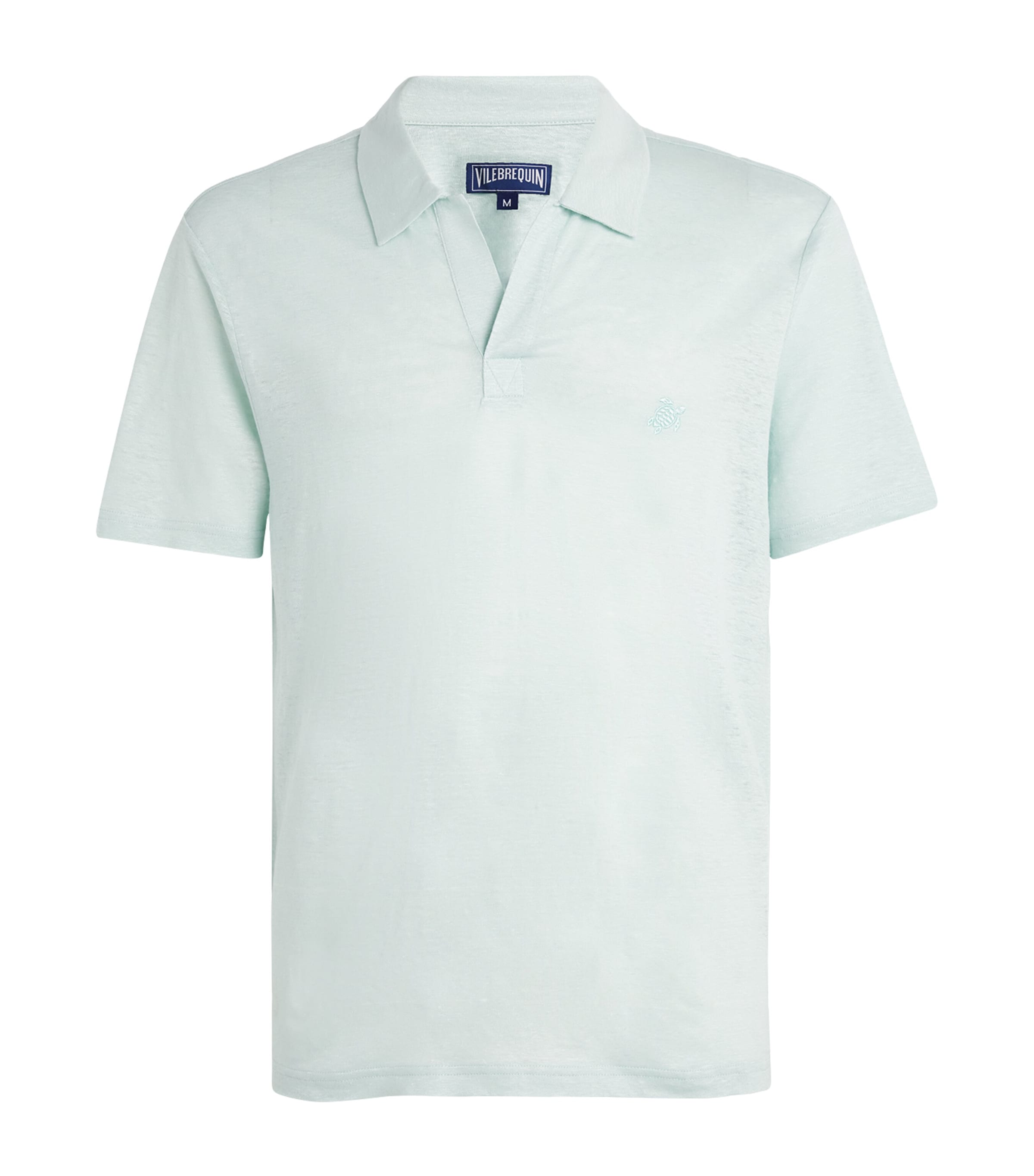 Linen Pyramid Polo Shirt 315-PACIFIC Image 1