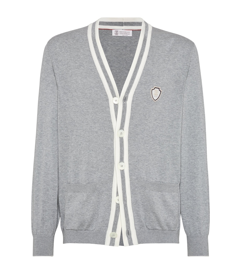 Cotton V-Neck Cardigan CP157 Image 1