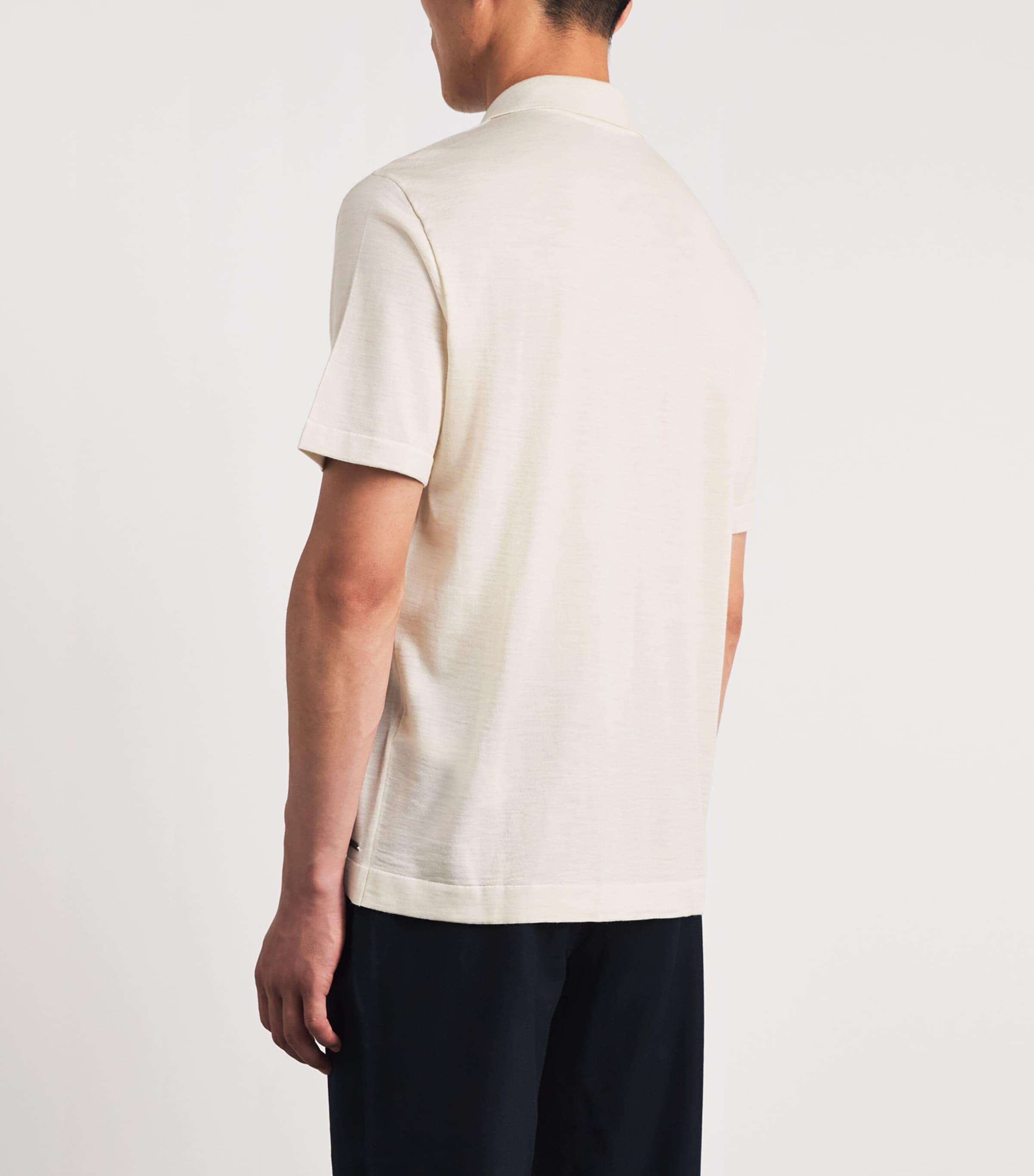 VUORI Merino Polo Shirt Qkr Oat Image 5
