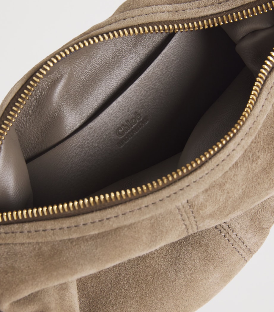 Mini Suede Bracelet Hobo Bag FLANNEL GREY Image 4