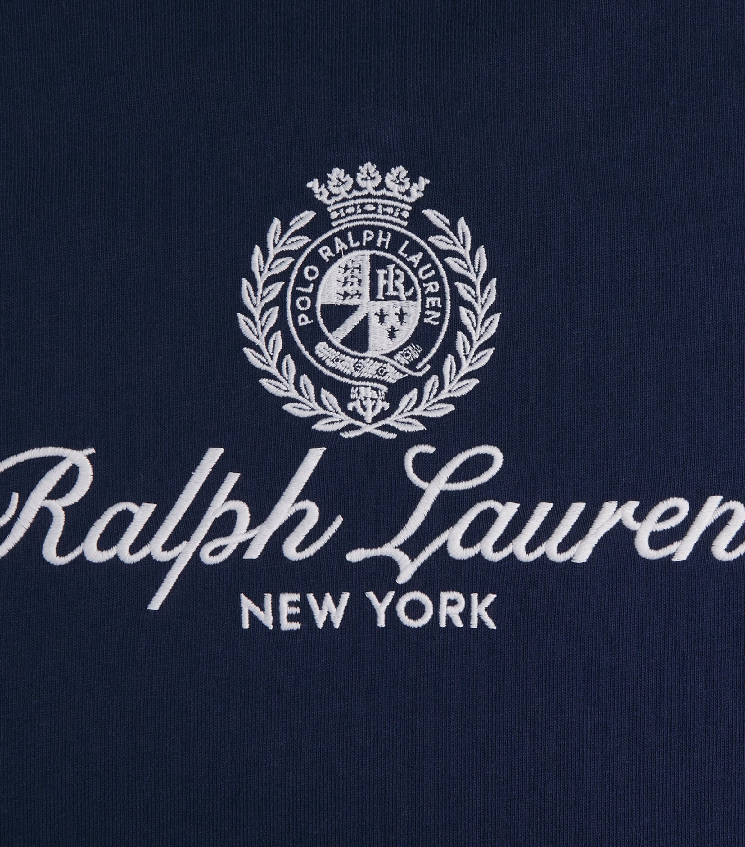 Polo Ralph Lauren Mens Cotton Logo Crest T-Shirt Newport Navy Image 6