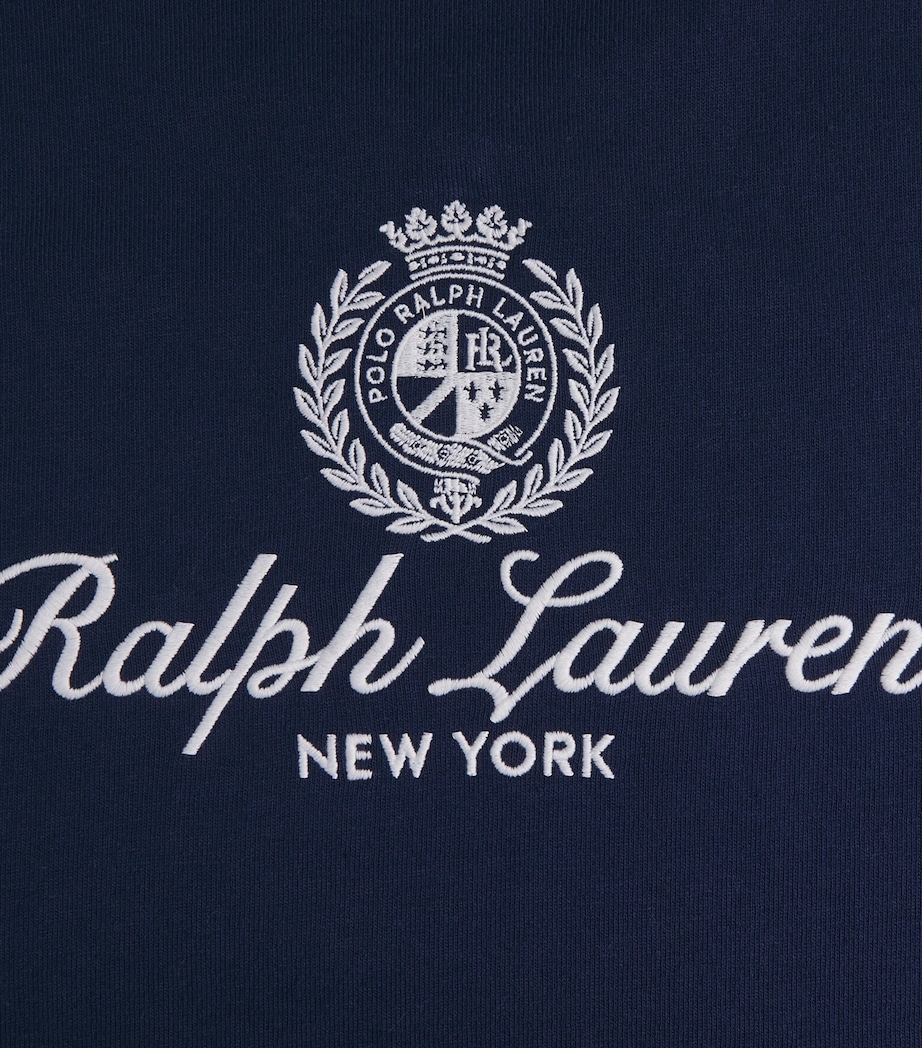 Polo Ralph Lauren Mens Cotton Logo Crest T-Shirt Newport Navy Image 6