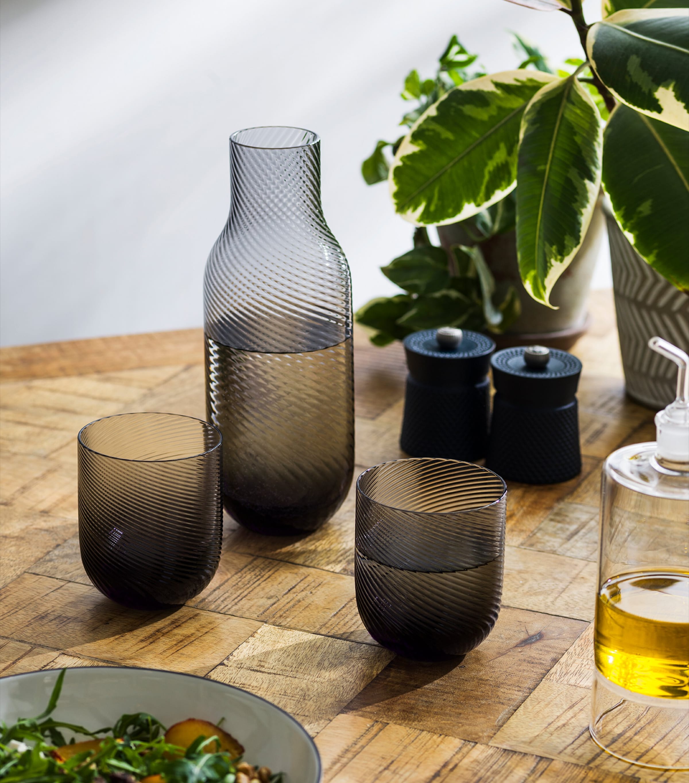 Set of 2 Optic Smoke Tumblers (350ml) SMOKE Image 4