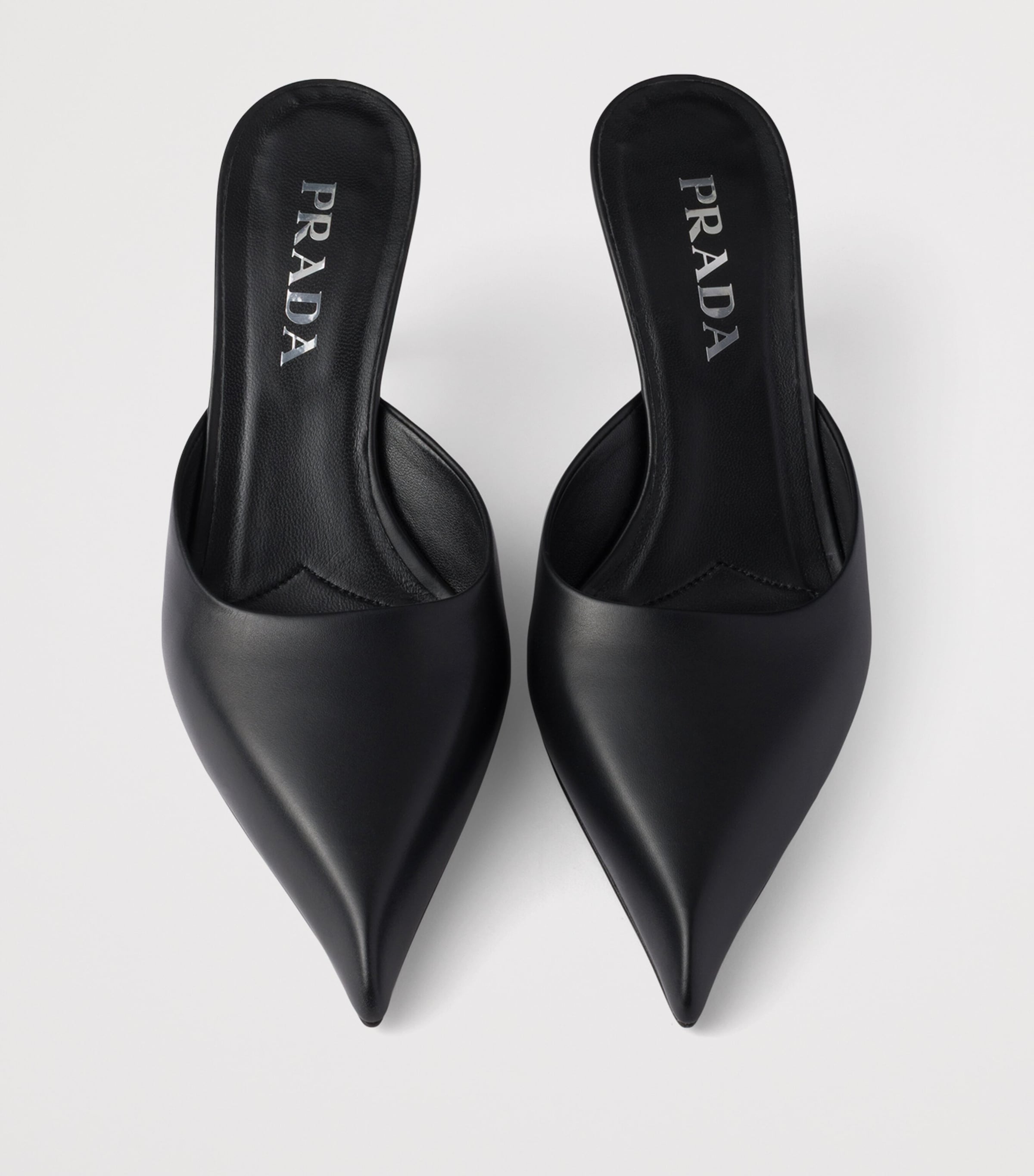Leather Heeled Mules 10 F0002 Image 3