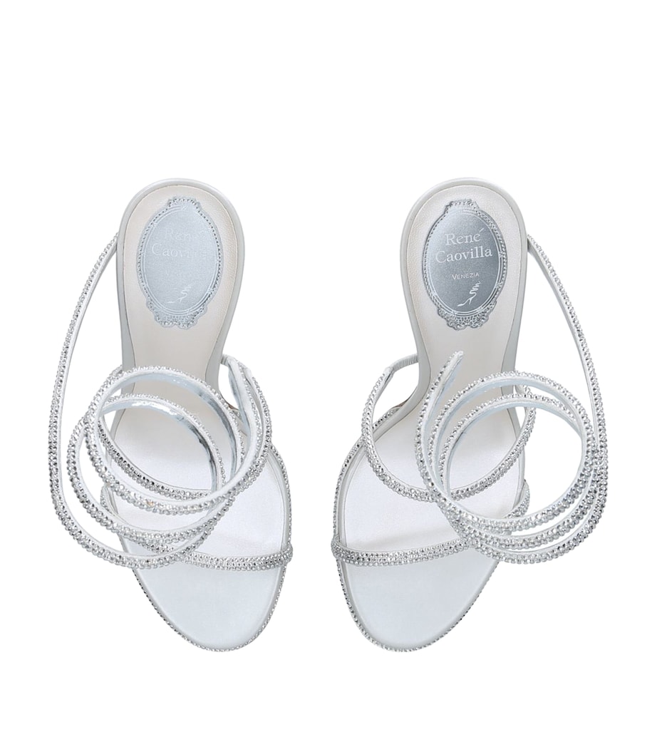 Embellished Cleo Sandals 105 SILVER Image 5