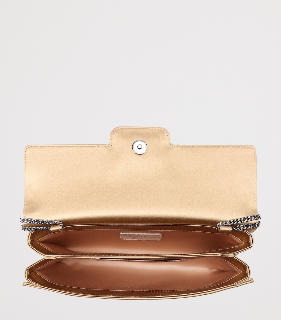 Roger Vivier Satin Efflorescence Envelope Clutch Bag Beige Oth Image 2