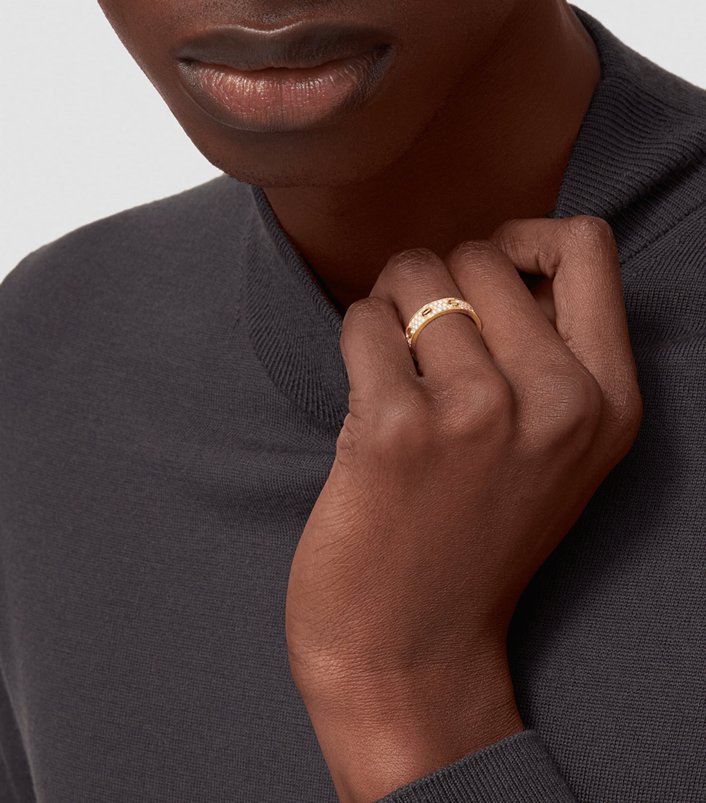Cartier Yellow Gold and Diamond LOVE Ring Yellow Gold Image 7
