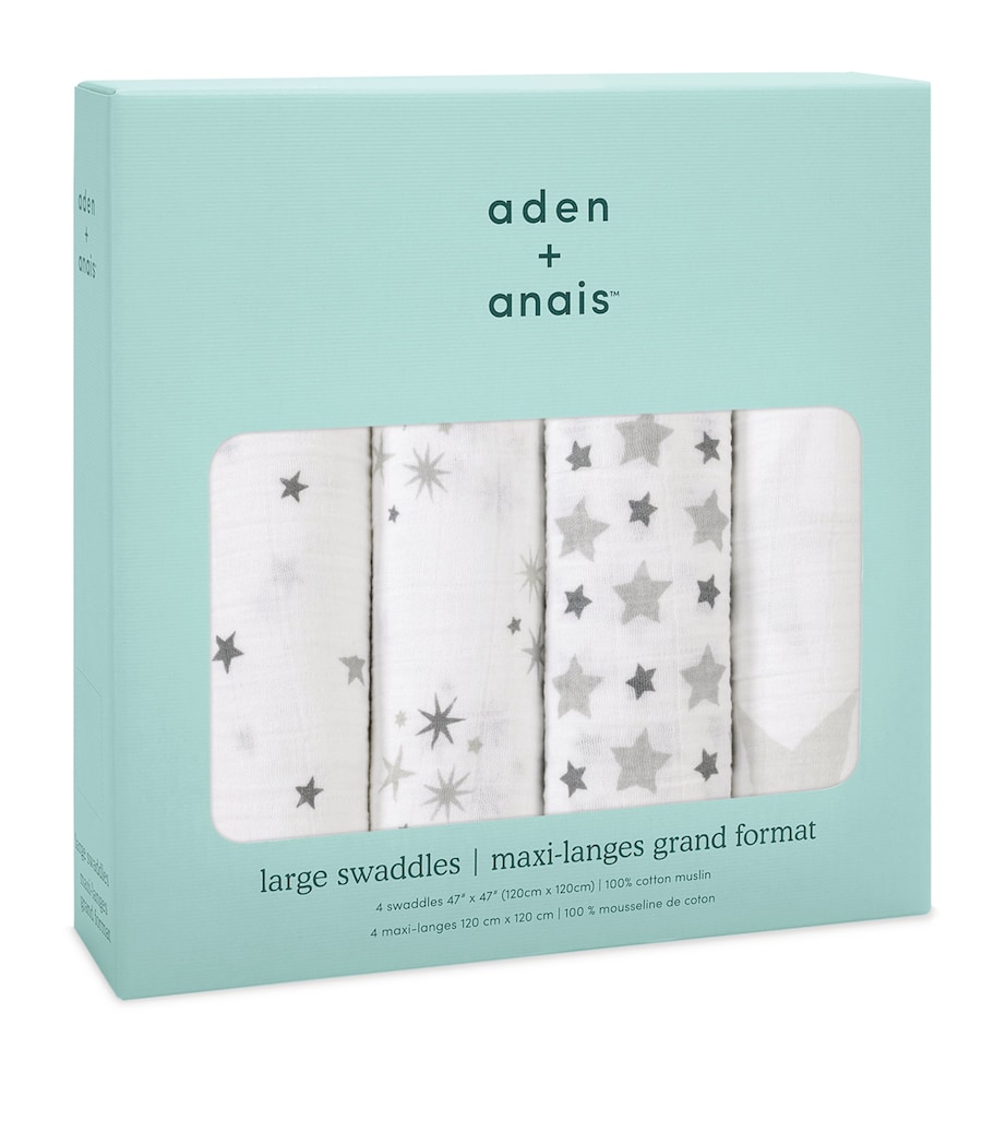 Twinkle Swaddles (Set of 4) GREY Image 2