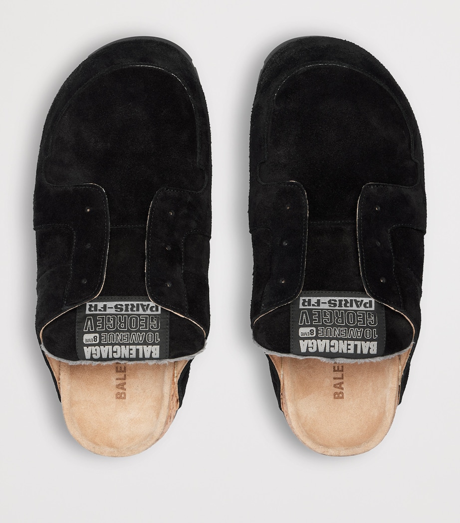 Balenciaga Suede Dumbo Mules Image 7