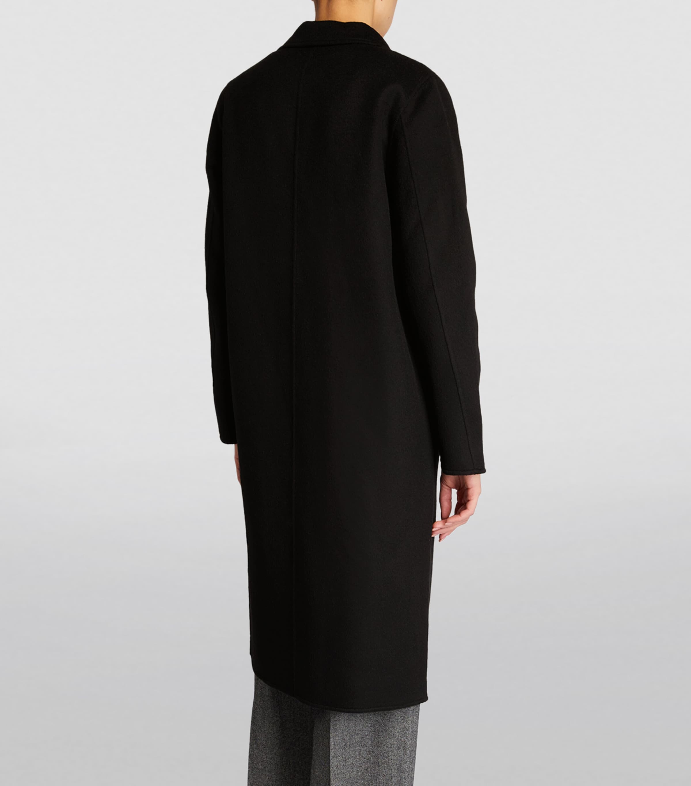 Wool-Blend Galant Coat BLACK Image 4