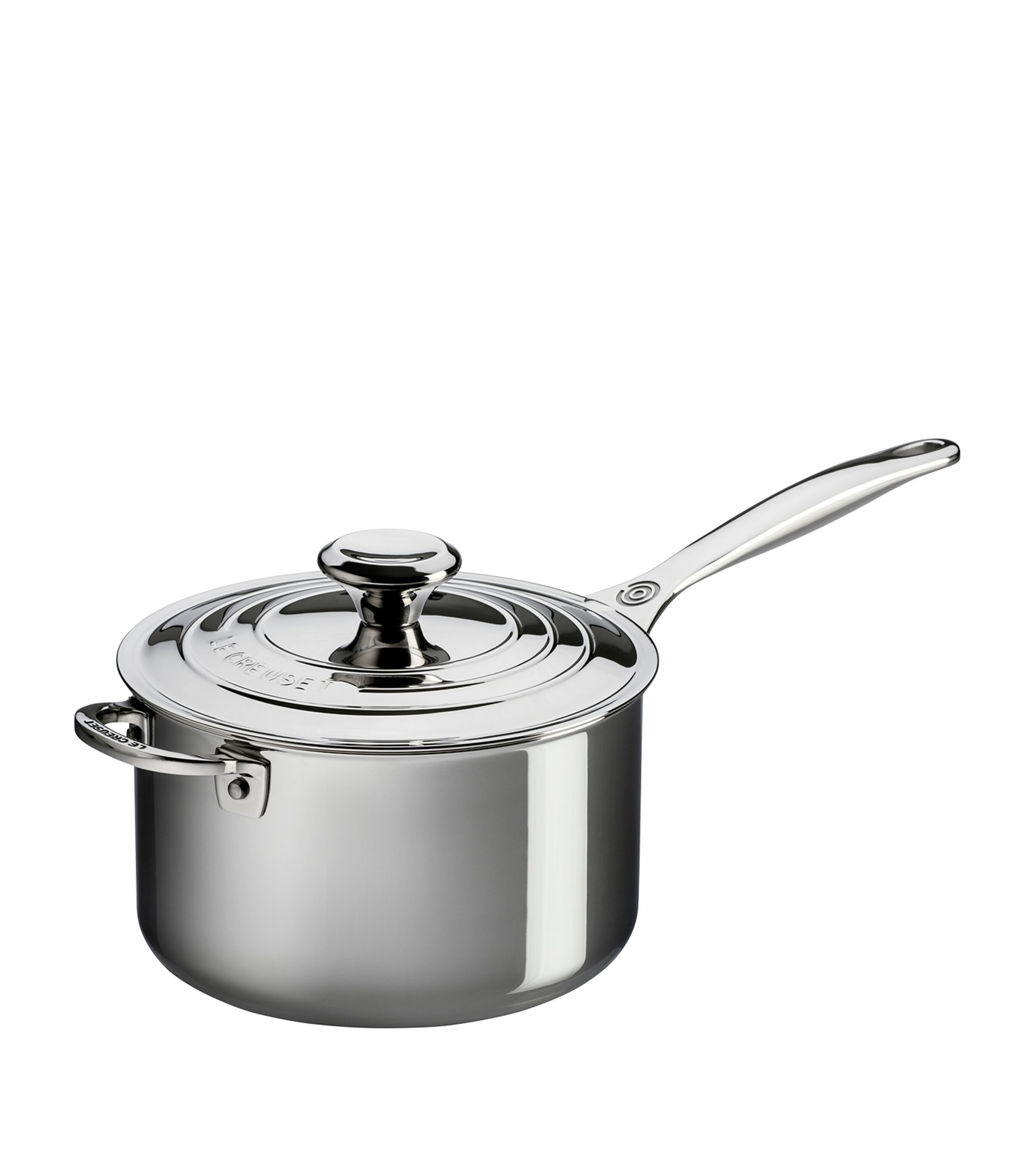 Le Creuset 3-Ply Stainless Steel Signature Saucepans (Set of 6) Stainless Steel Image 5