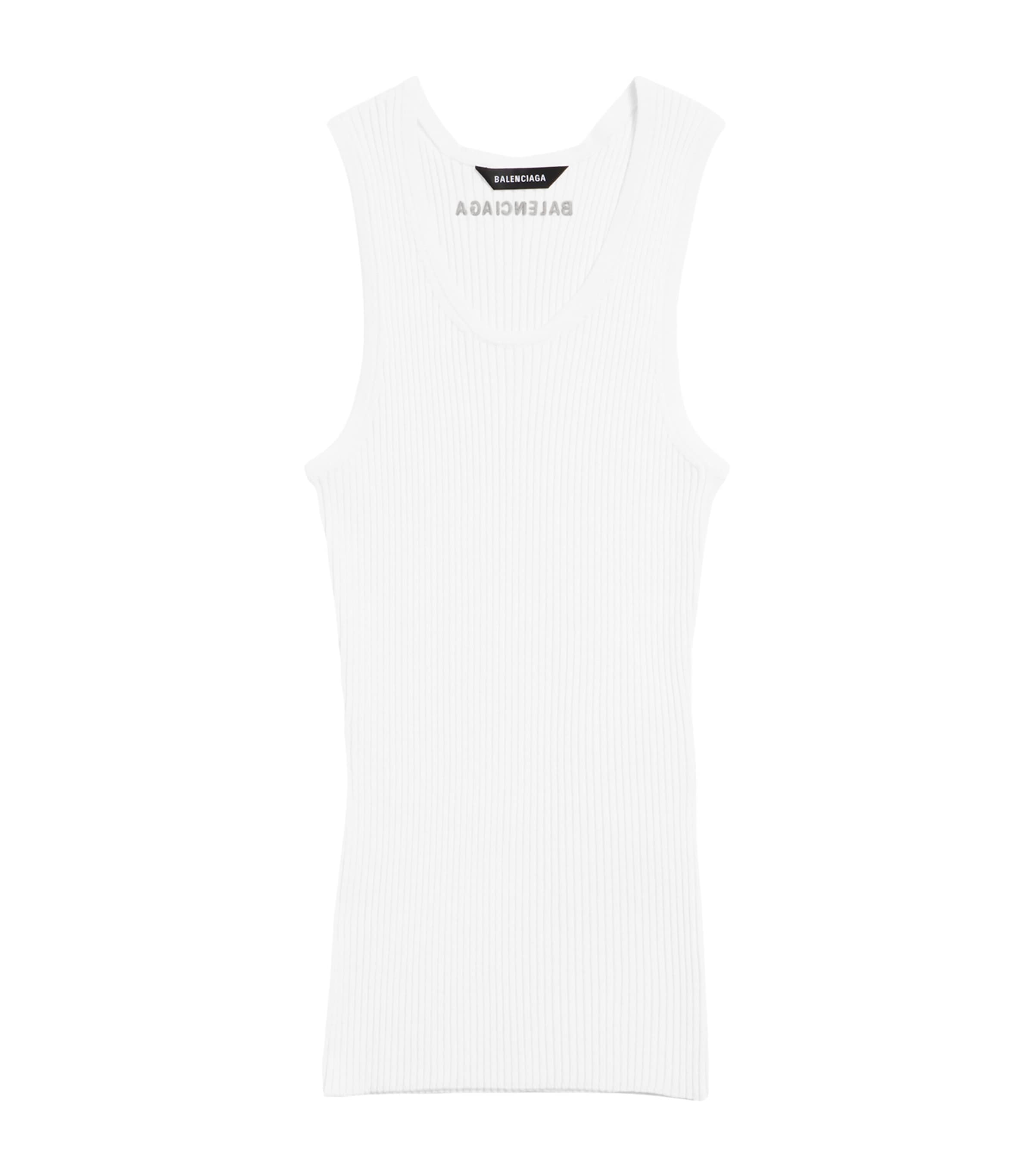 Balenciaga Womens Wool-Blend Tank Top Image 1