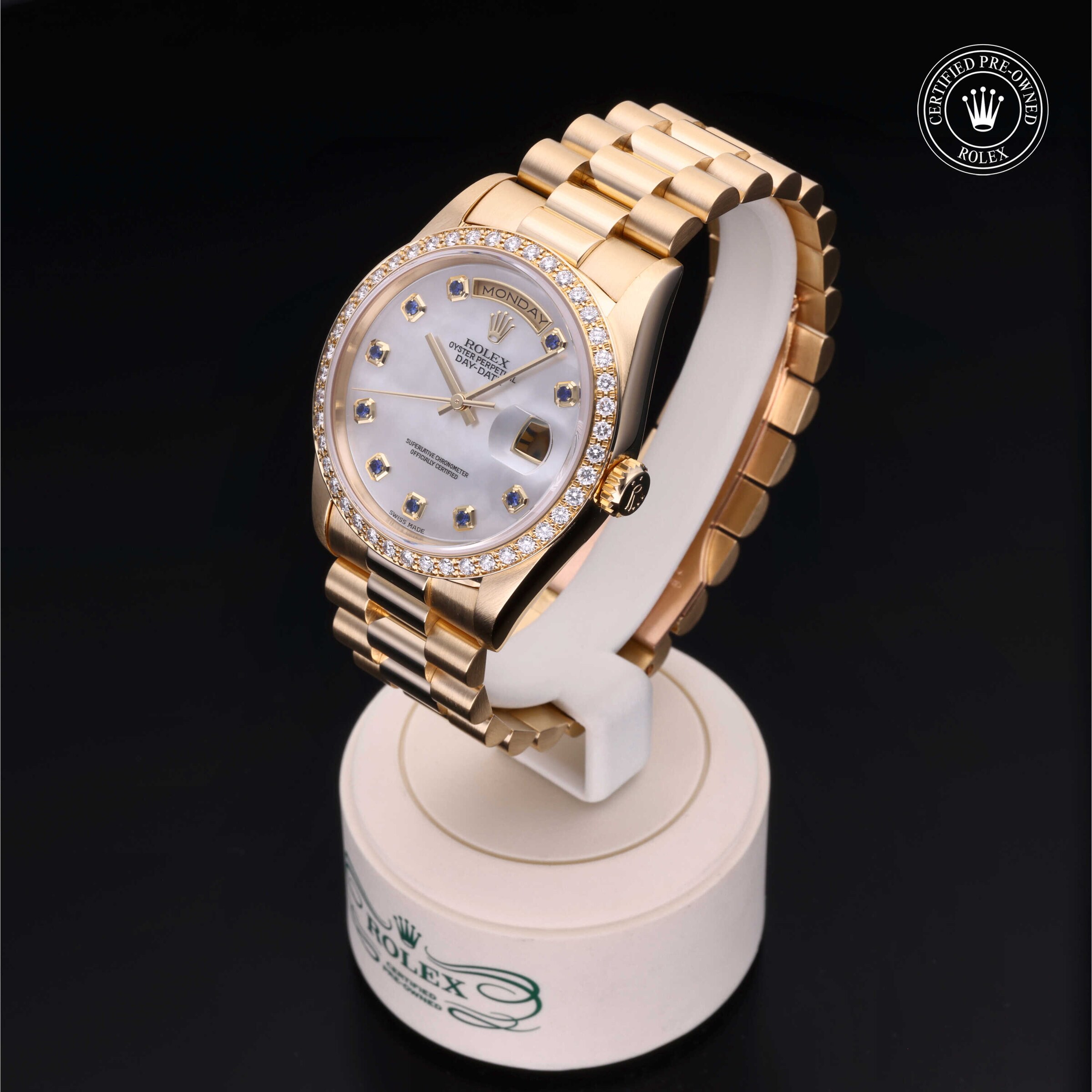 Model image: rolex-certified-pre-owned-Oyster Perpetual Day-Date-36mm-18ct Yellow Gold-1980s-18348