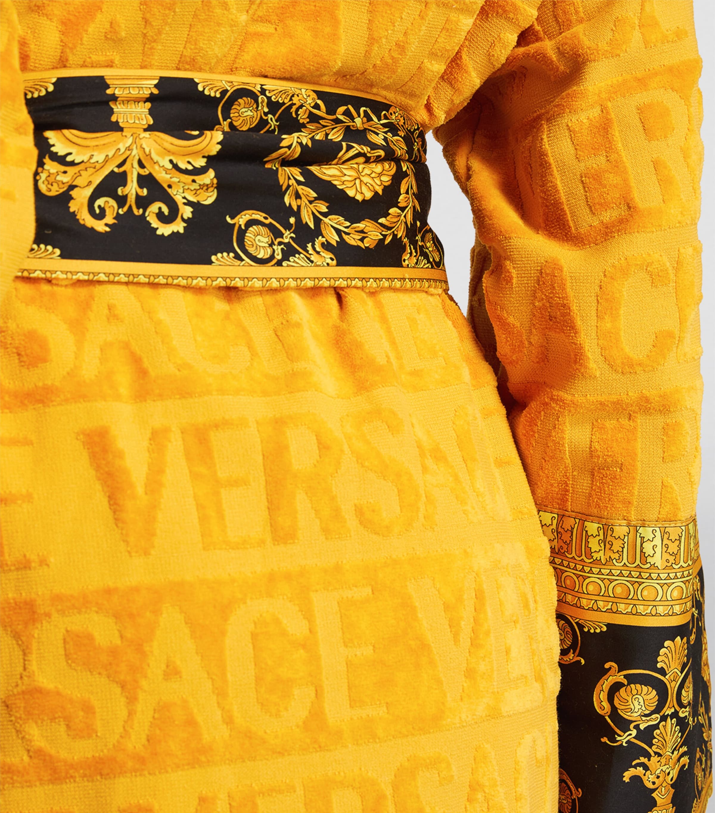 Versace Baroque Robe Gold Image 6