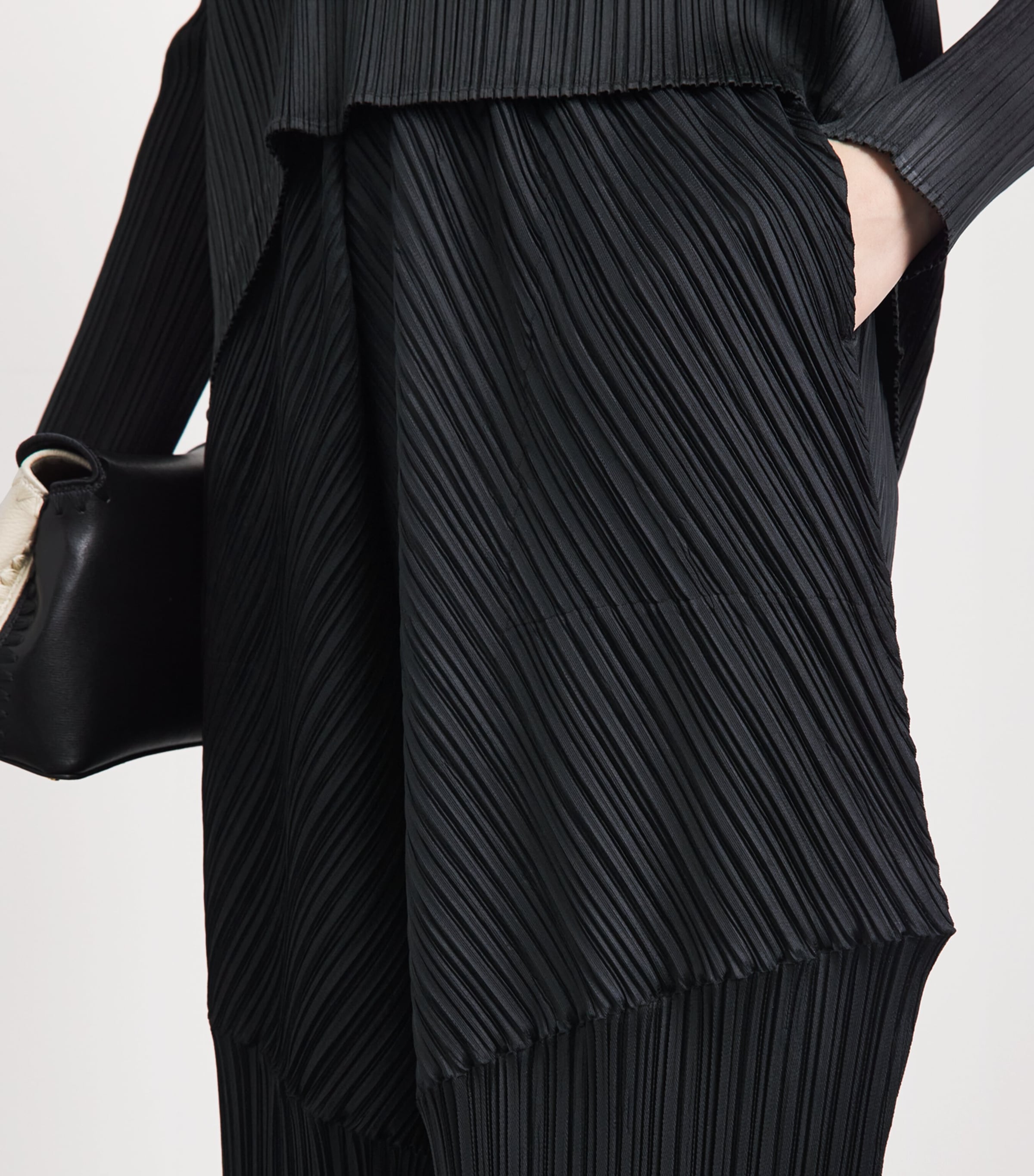 Pleats Please Issey Miyake Womens Thicker Bottoms 2 Trousers Black Image 3