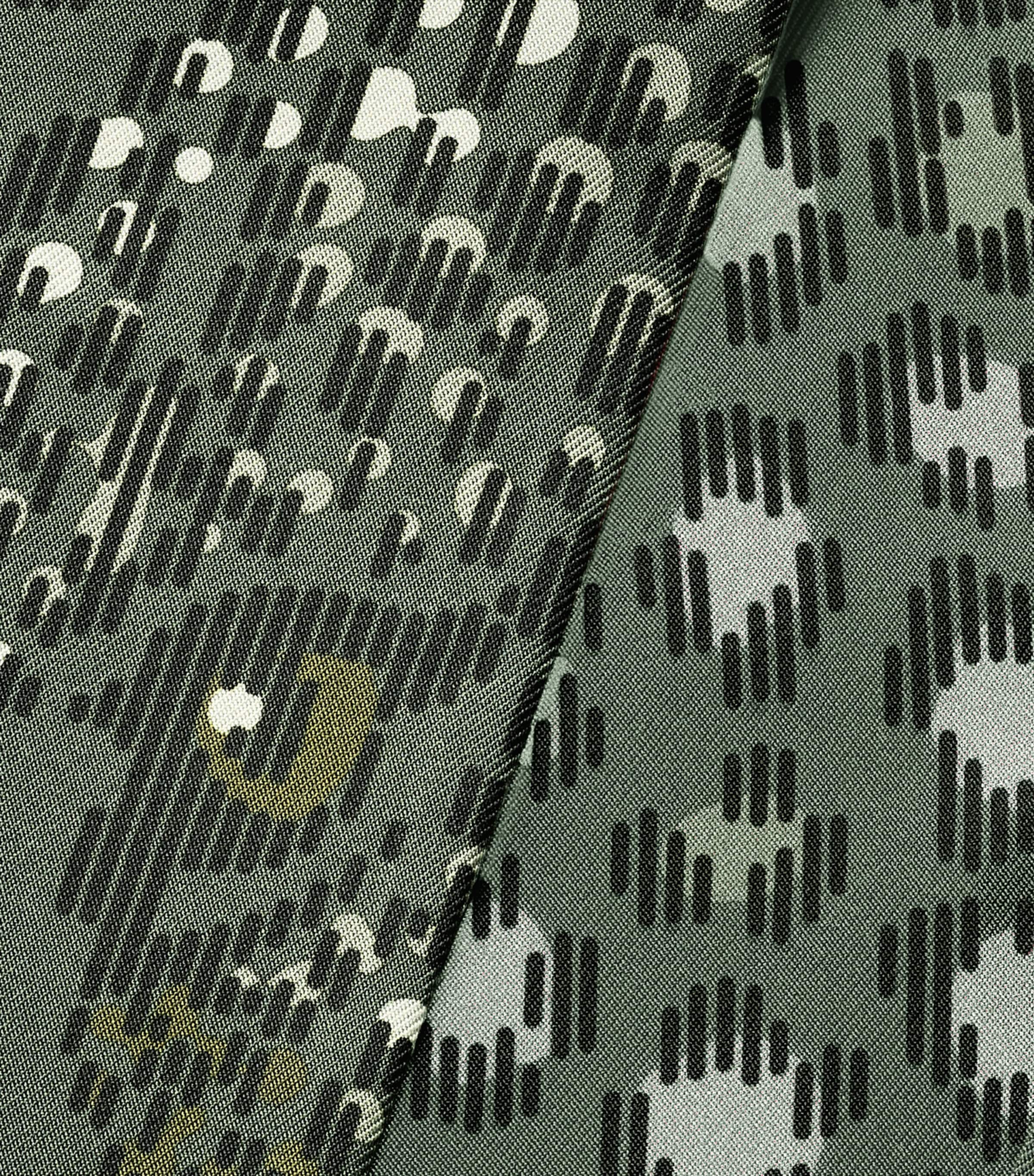 Silk Panthère Dots Bandeau Scarf GREEN Image 2