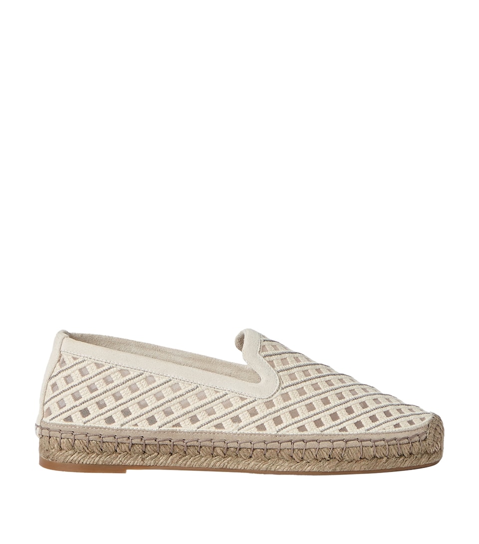 Brunello Cucinelli Woven Espadrilles