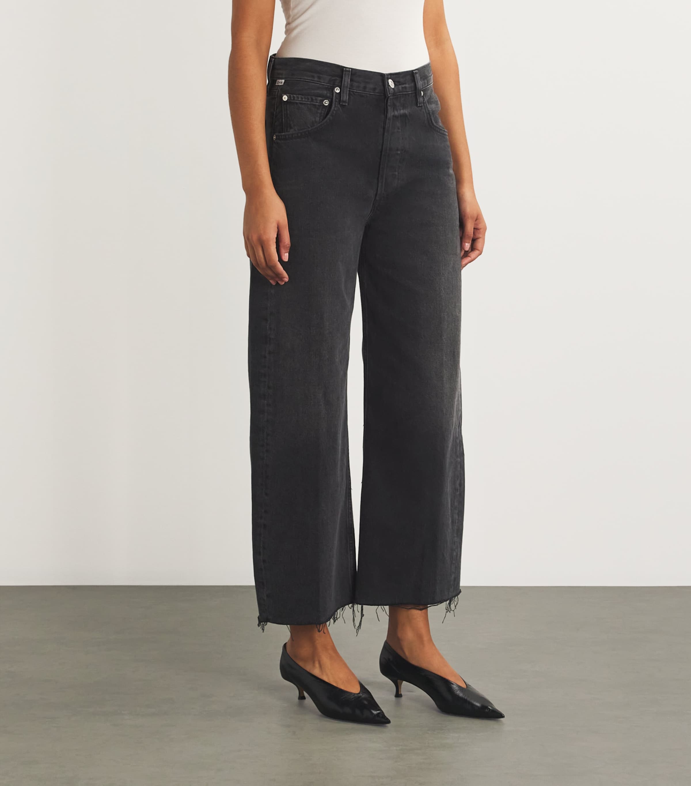 Raw-Hem Ayla Cropped Jeans BRONSON Image 3