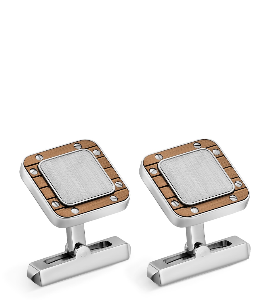 Sterling Silver Santos de Cartier Cufflinks SILVER Image 1