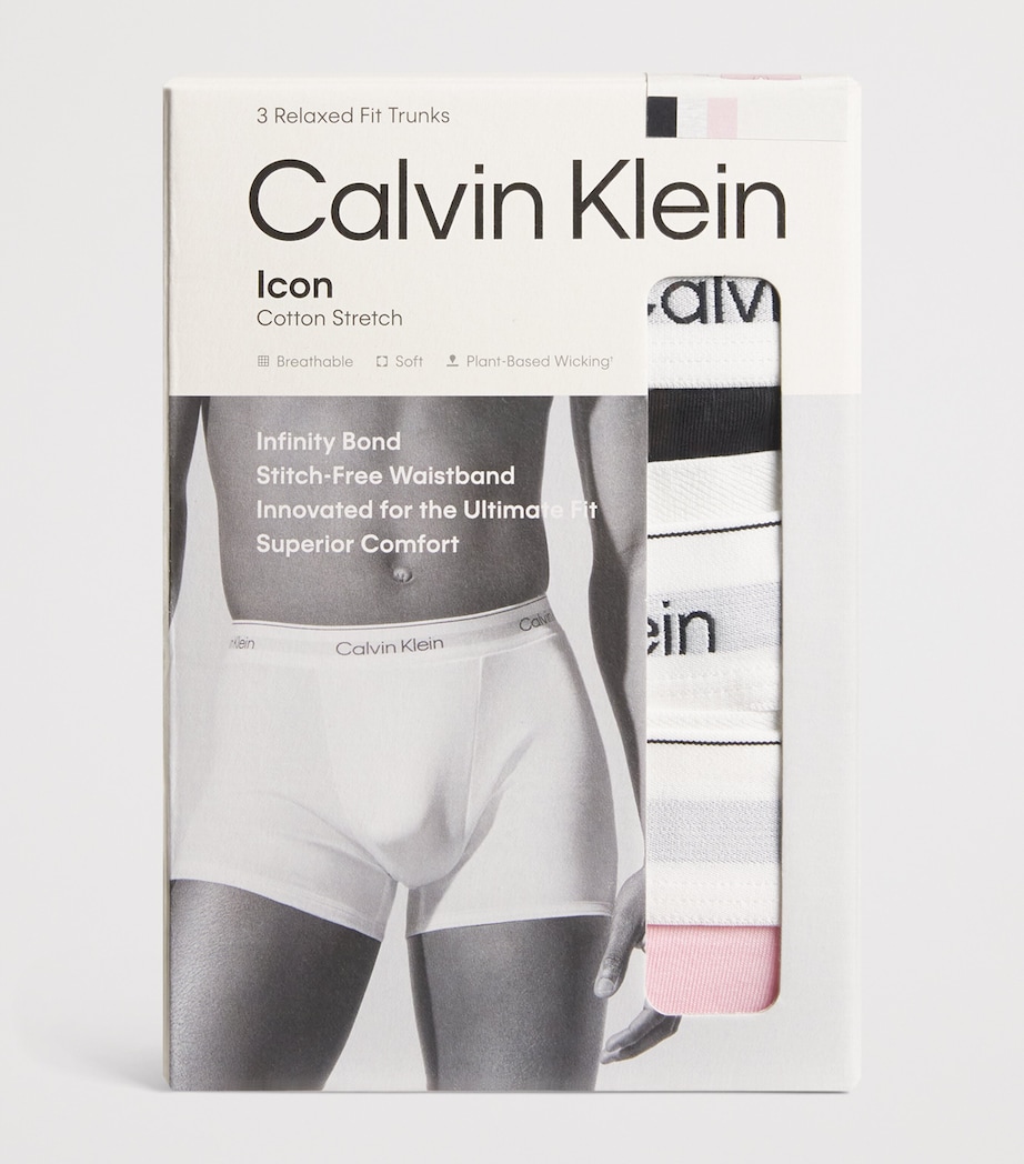 Stretch-Cotton Icon Relaxed Trunks (Pack of 3) VR0-MULTI Image 4