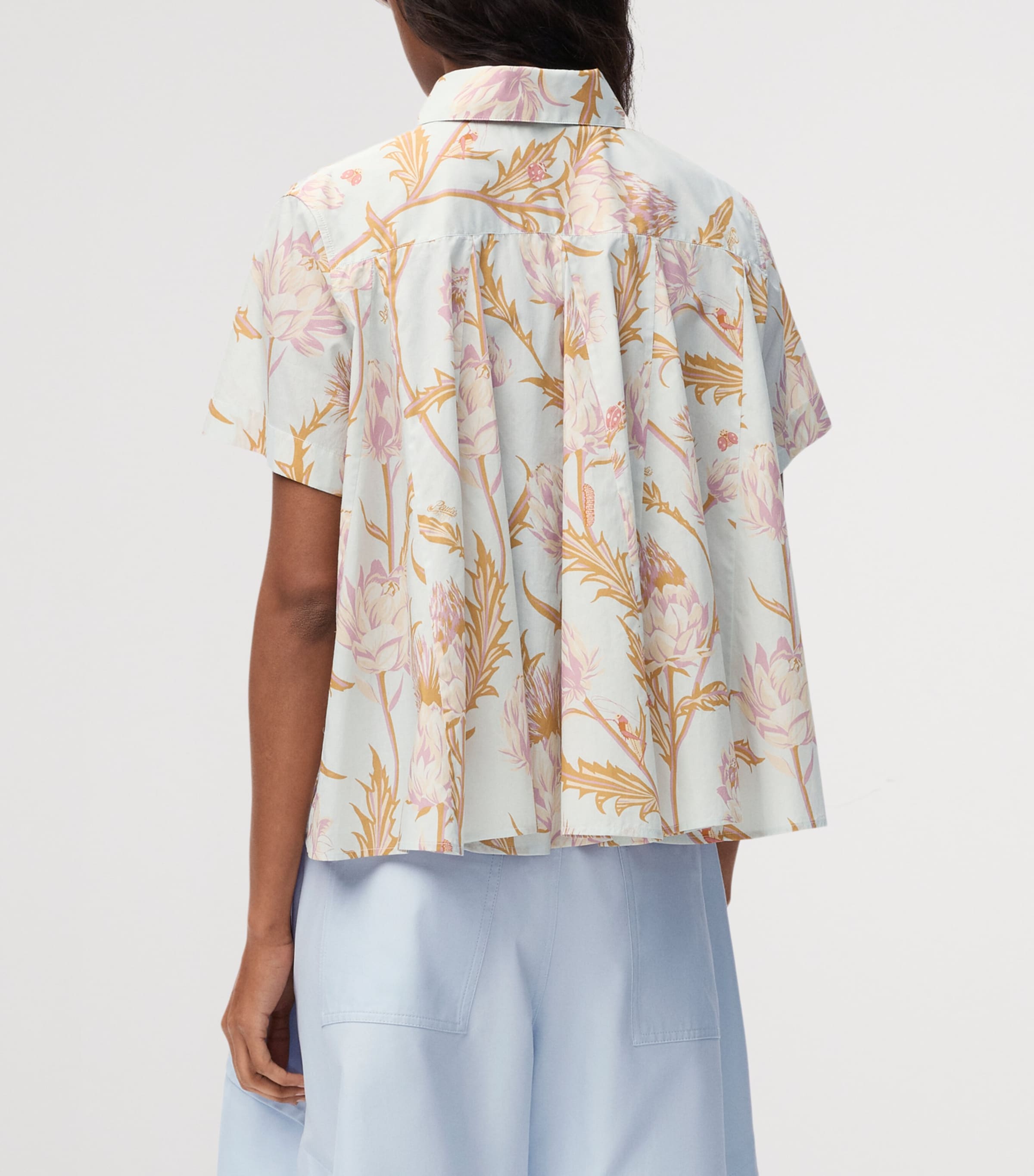 LOEWE Womens x Paula's Ibiza Artichoke Short-Sleeve Shirt Image 4