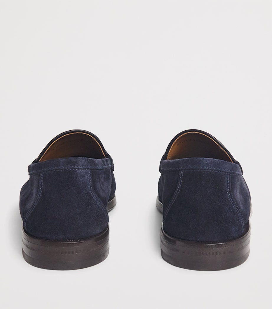 Suede Bolden Loafers NAVY Image 4