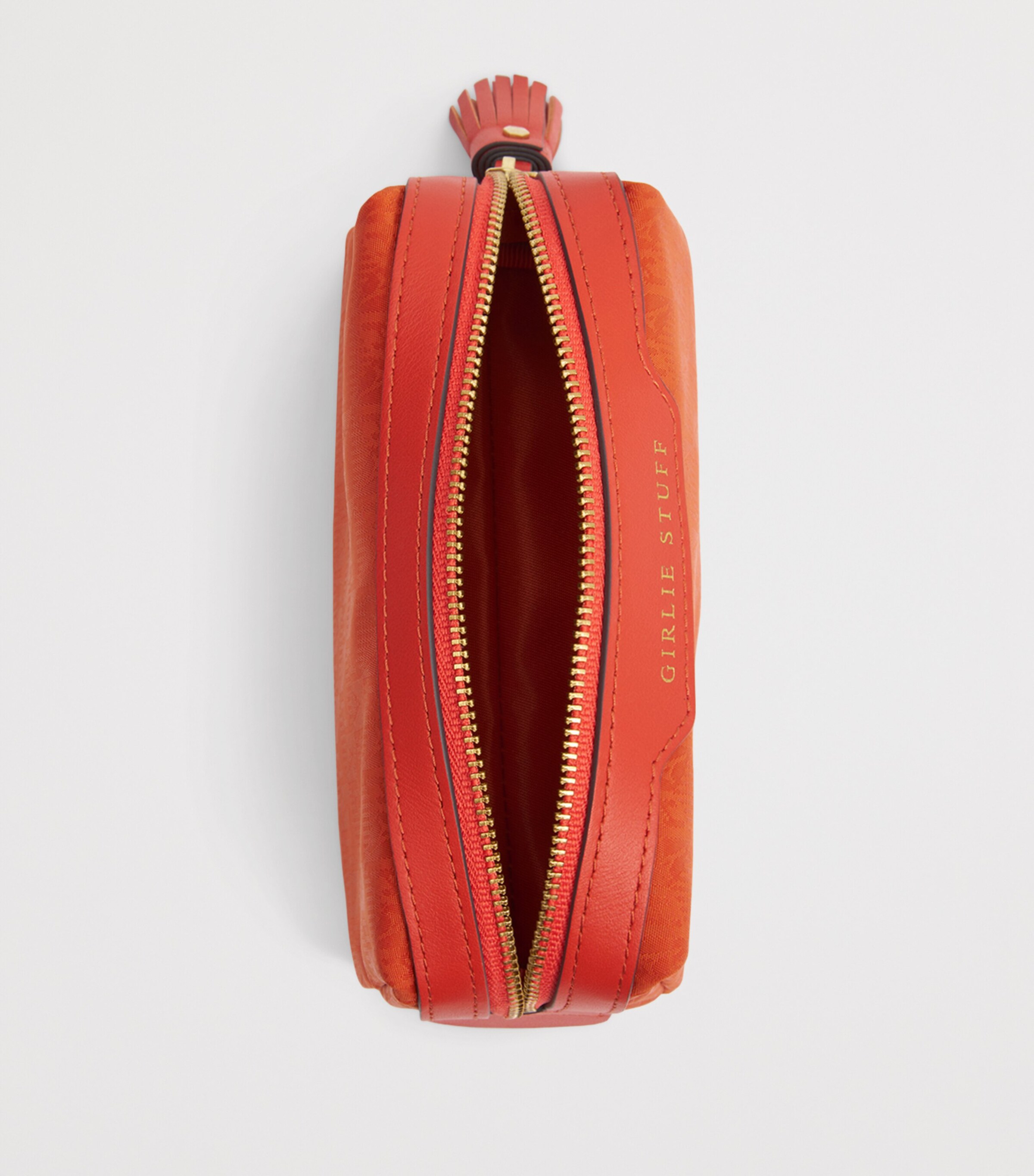 Jacquard Logo Girlie Stuff Pouch BURNT SIENNA Image 7